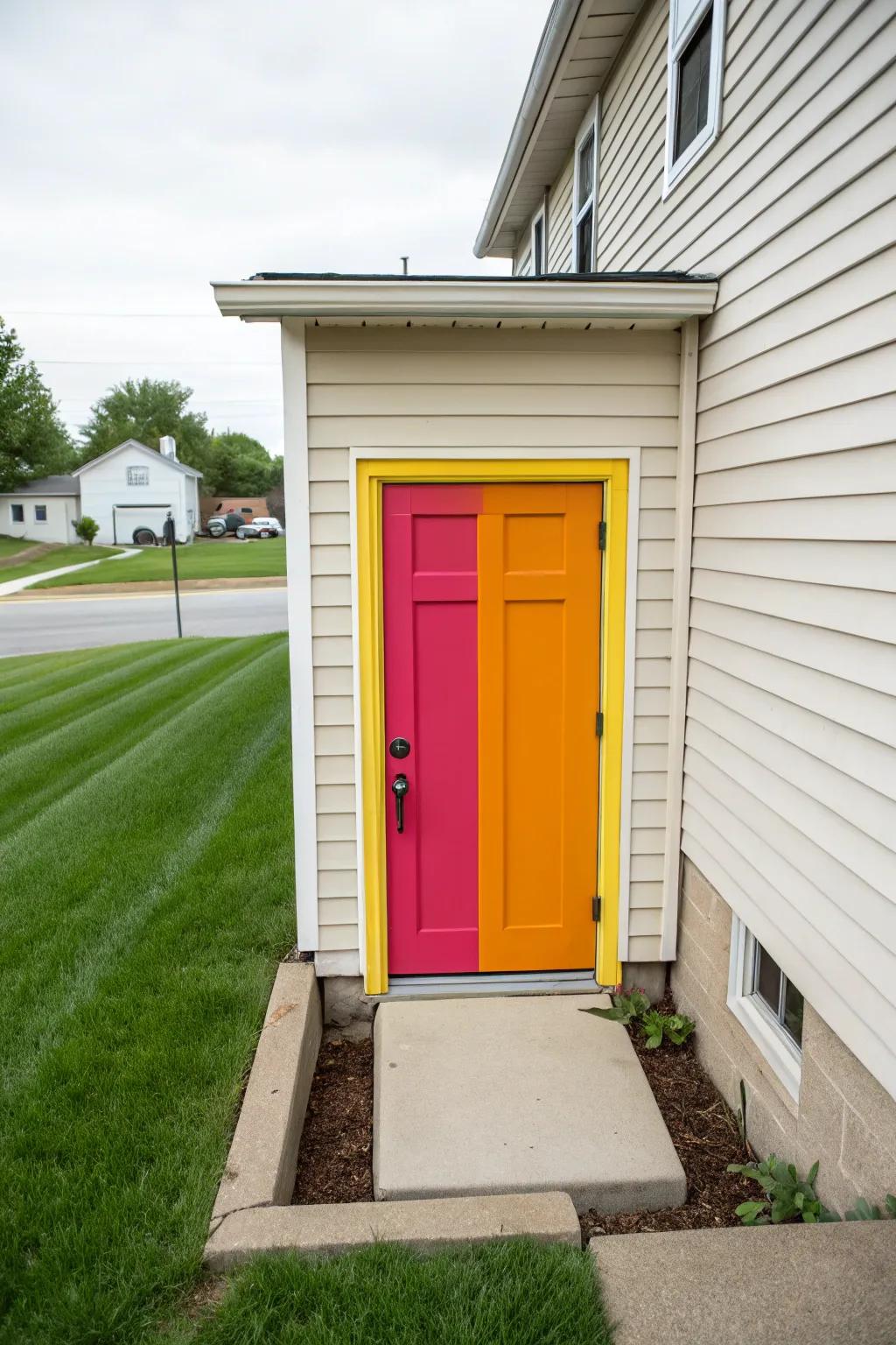 A bold color choice makes your access panel a standout feature.