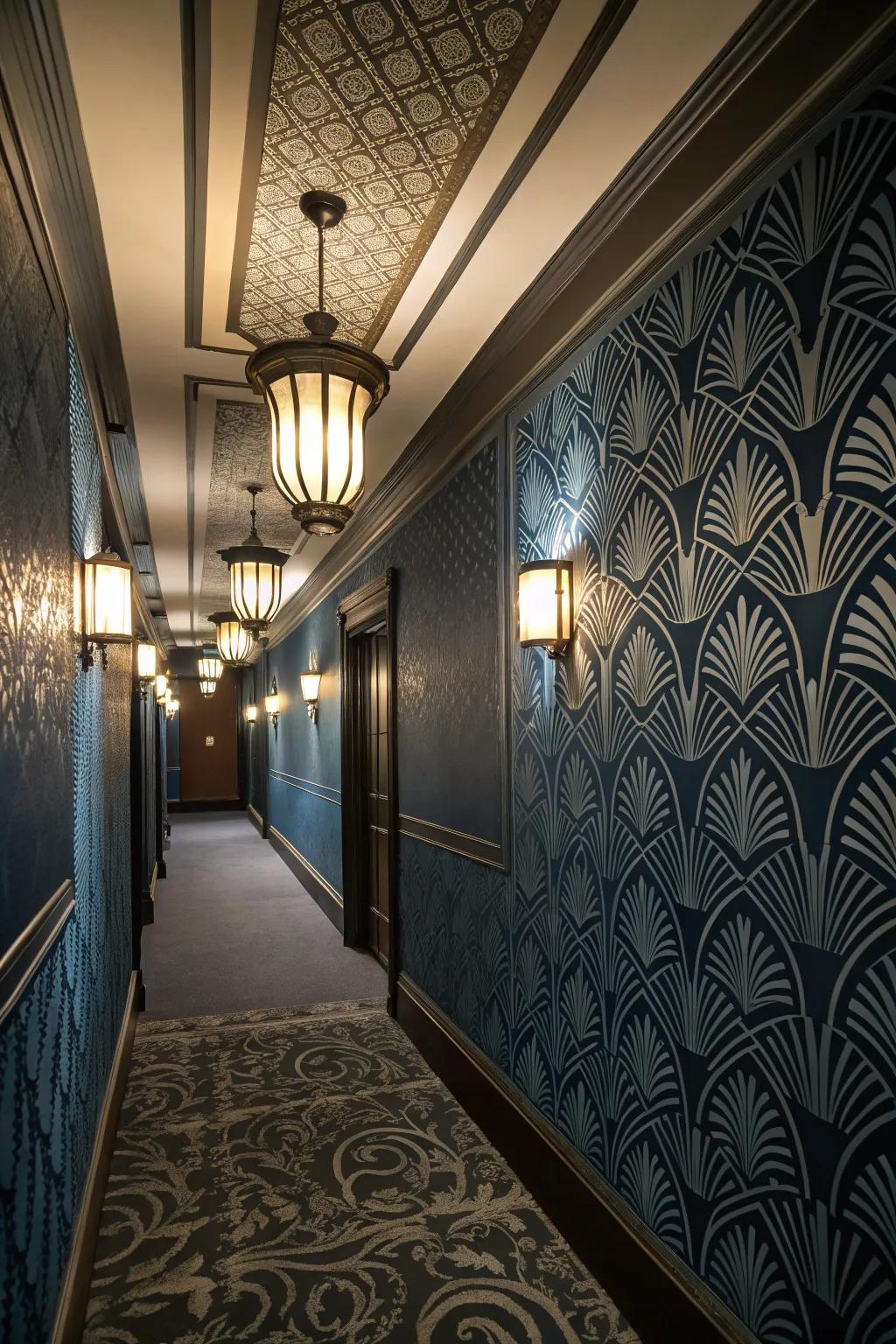 Art Deco designs add timeless beauty to your room.