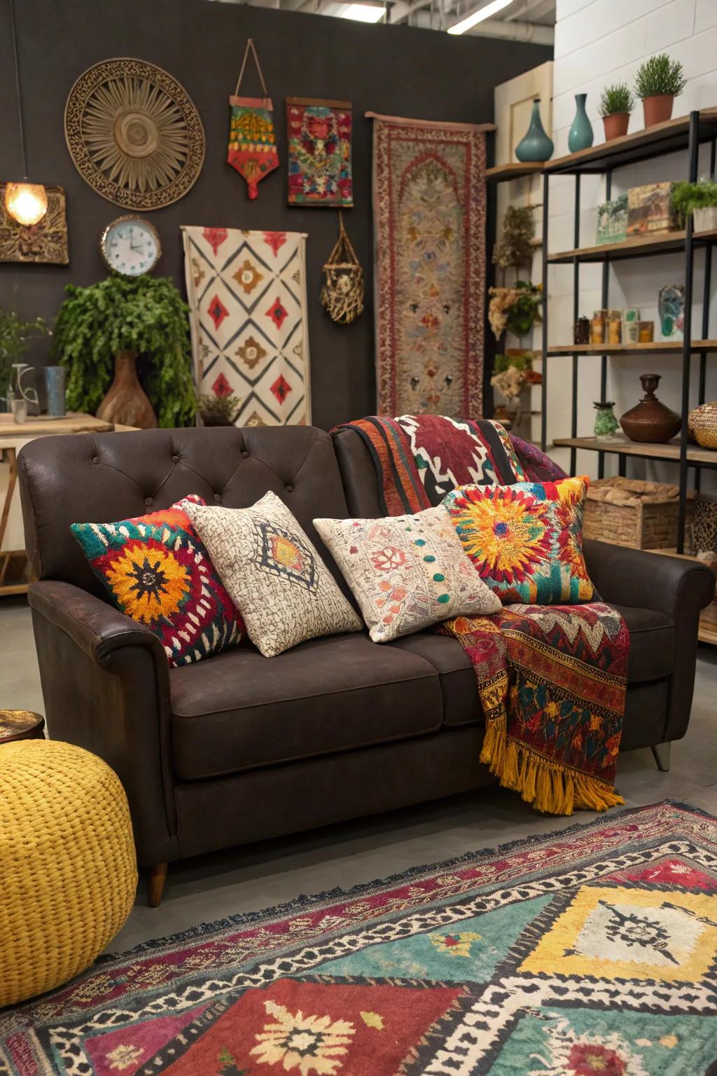 Eclectic designs celebrate a fusion of styles and personal expression.