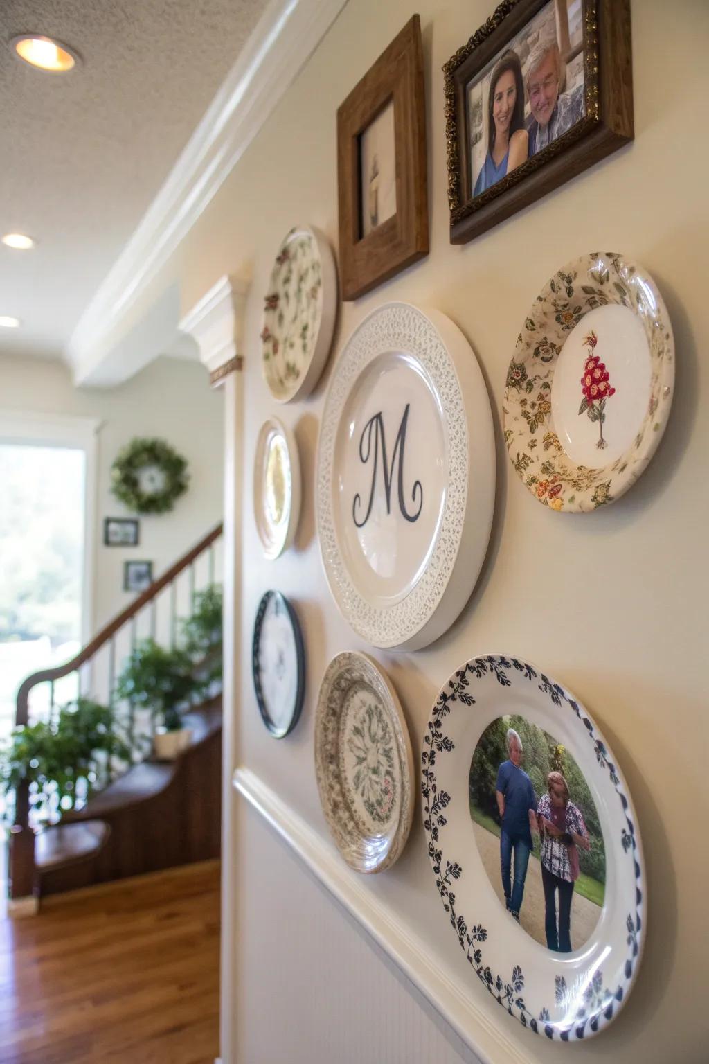 Personalized plates contribute a distinctive and significant impression.
