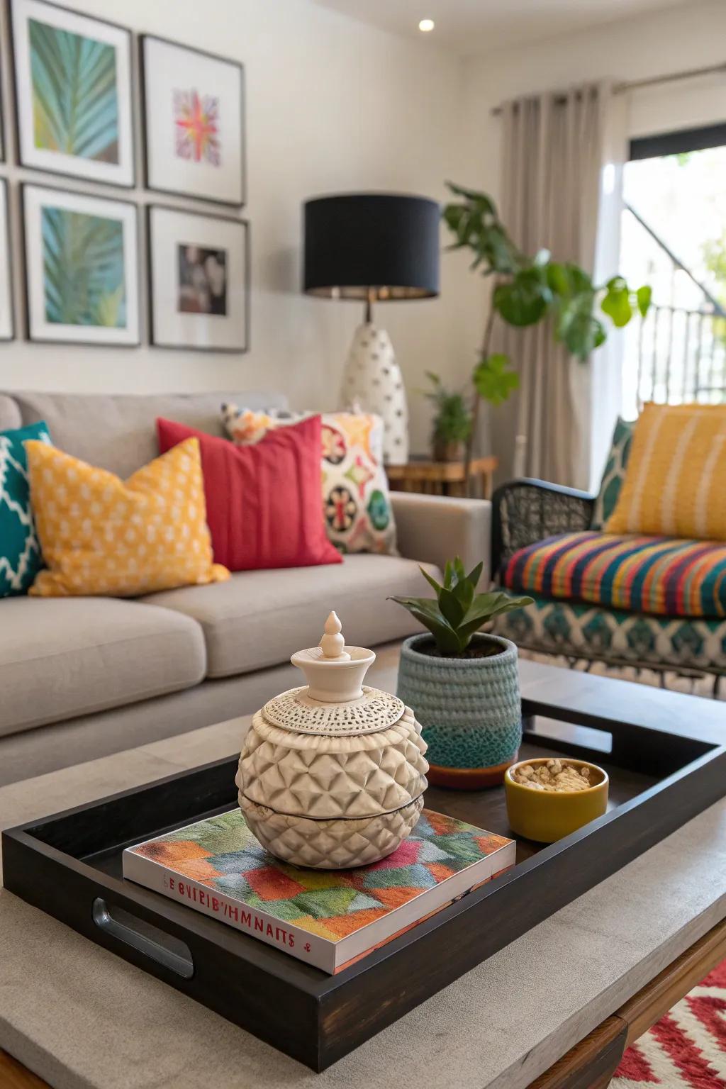 An unexpected twist using a quirky object on a board.