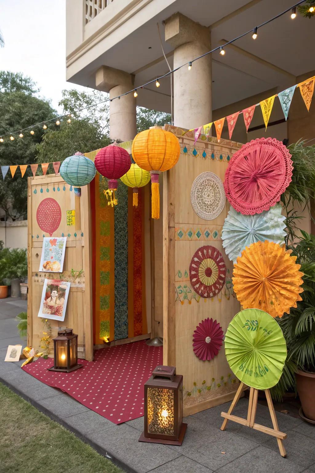 Ecologically thoughtful paper adornments for a sustainable festivity.