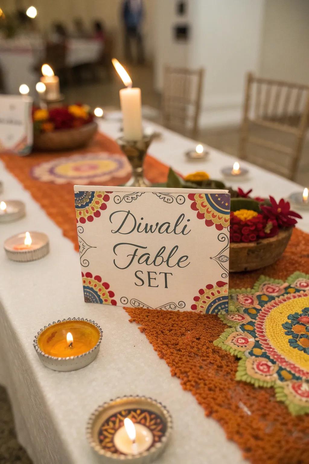 Personalized spot markers ensure each guest feels valued and fashion a welcoming atmosphere.