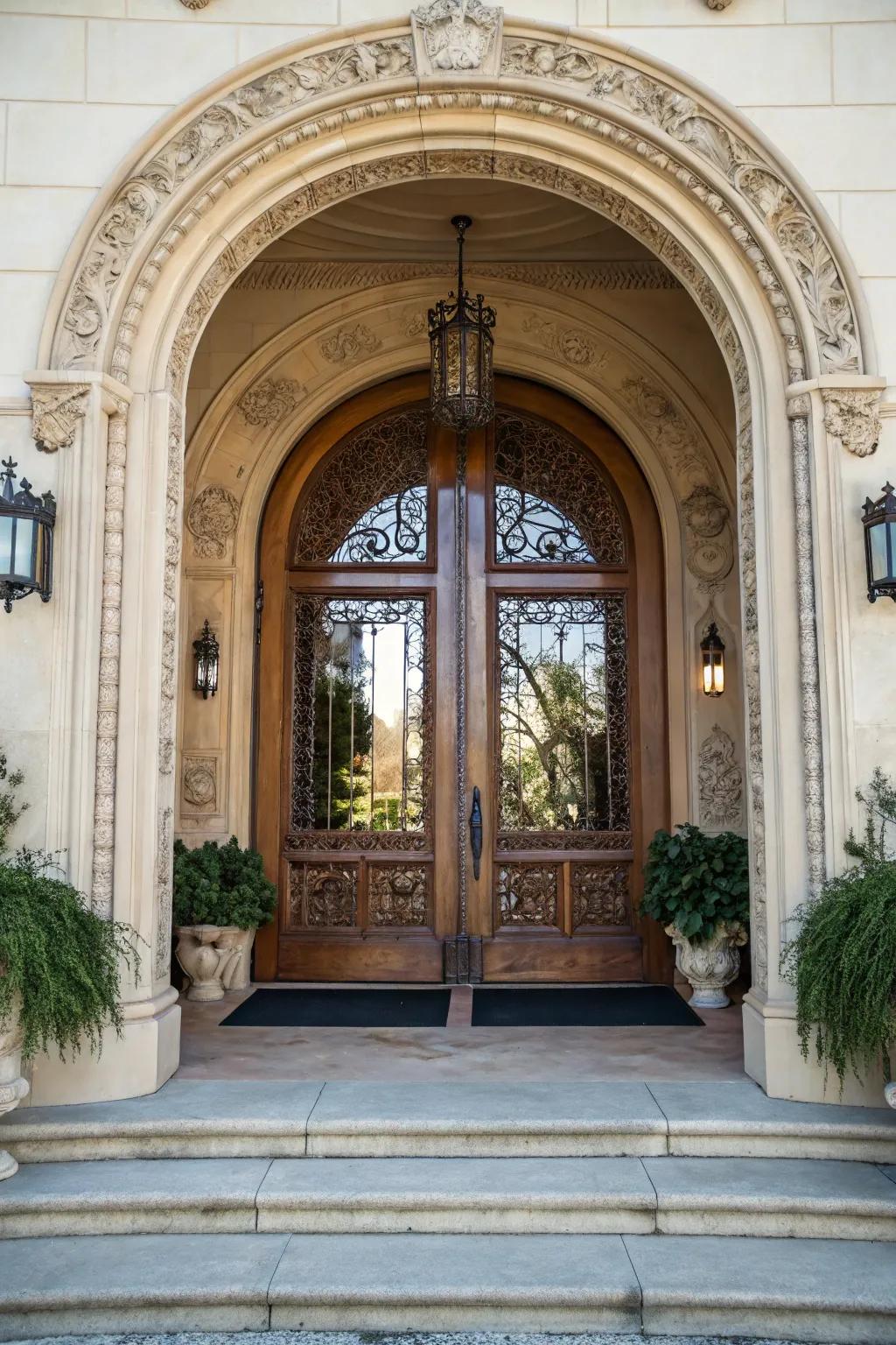 Create a grand entryway design that elevates your doors.