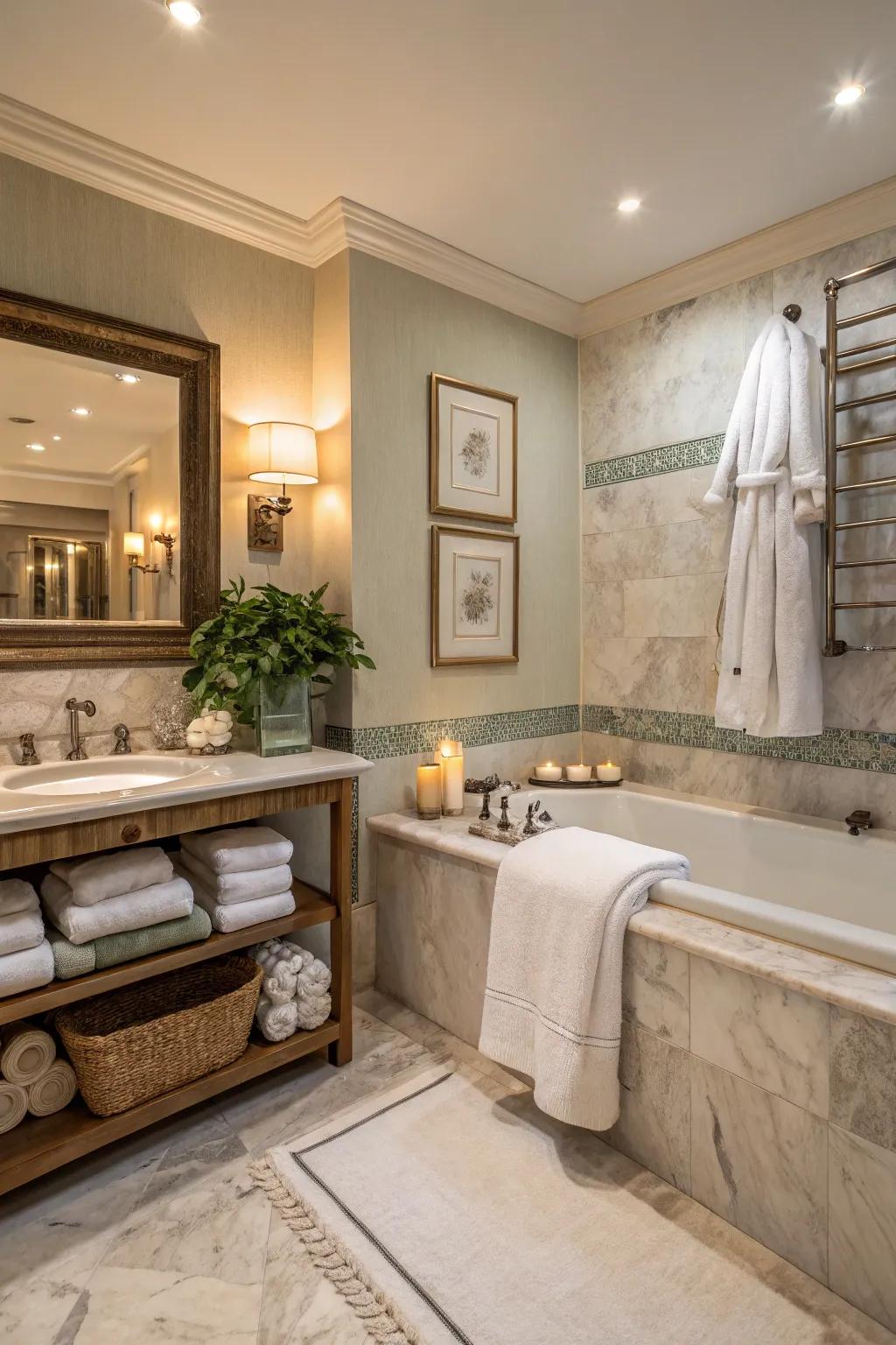 Repose with tranquility-themed elements.