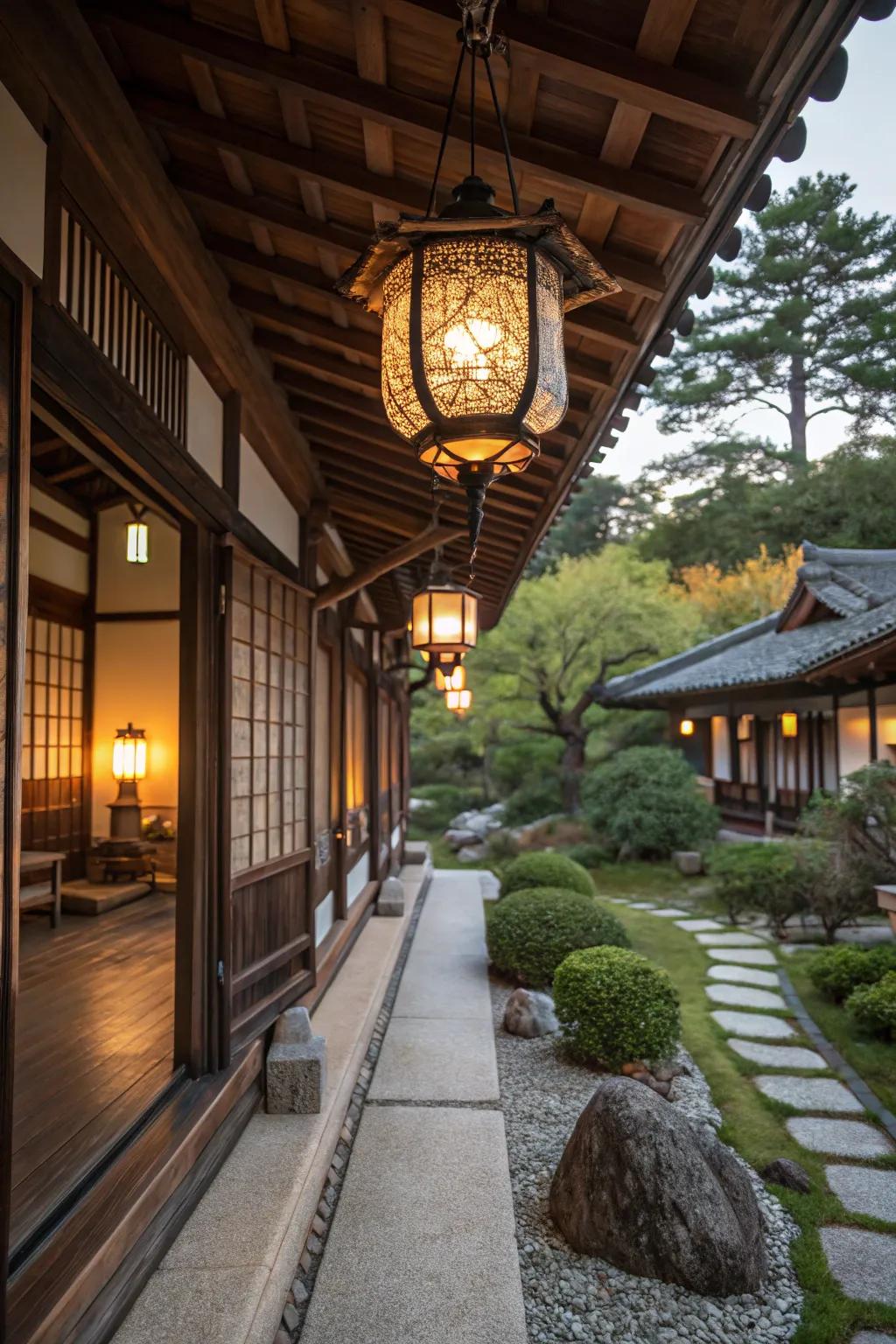 Enhance the ambiance through heritage light sources.