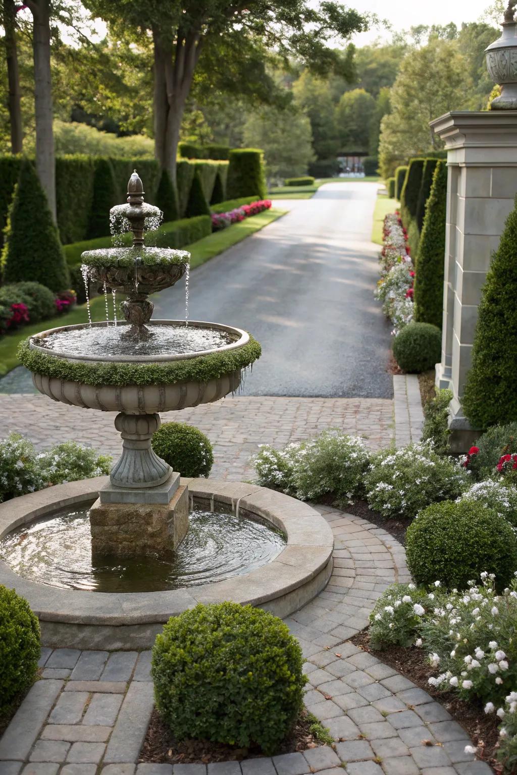 A water feature brings beauty and peace to your landscape.
