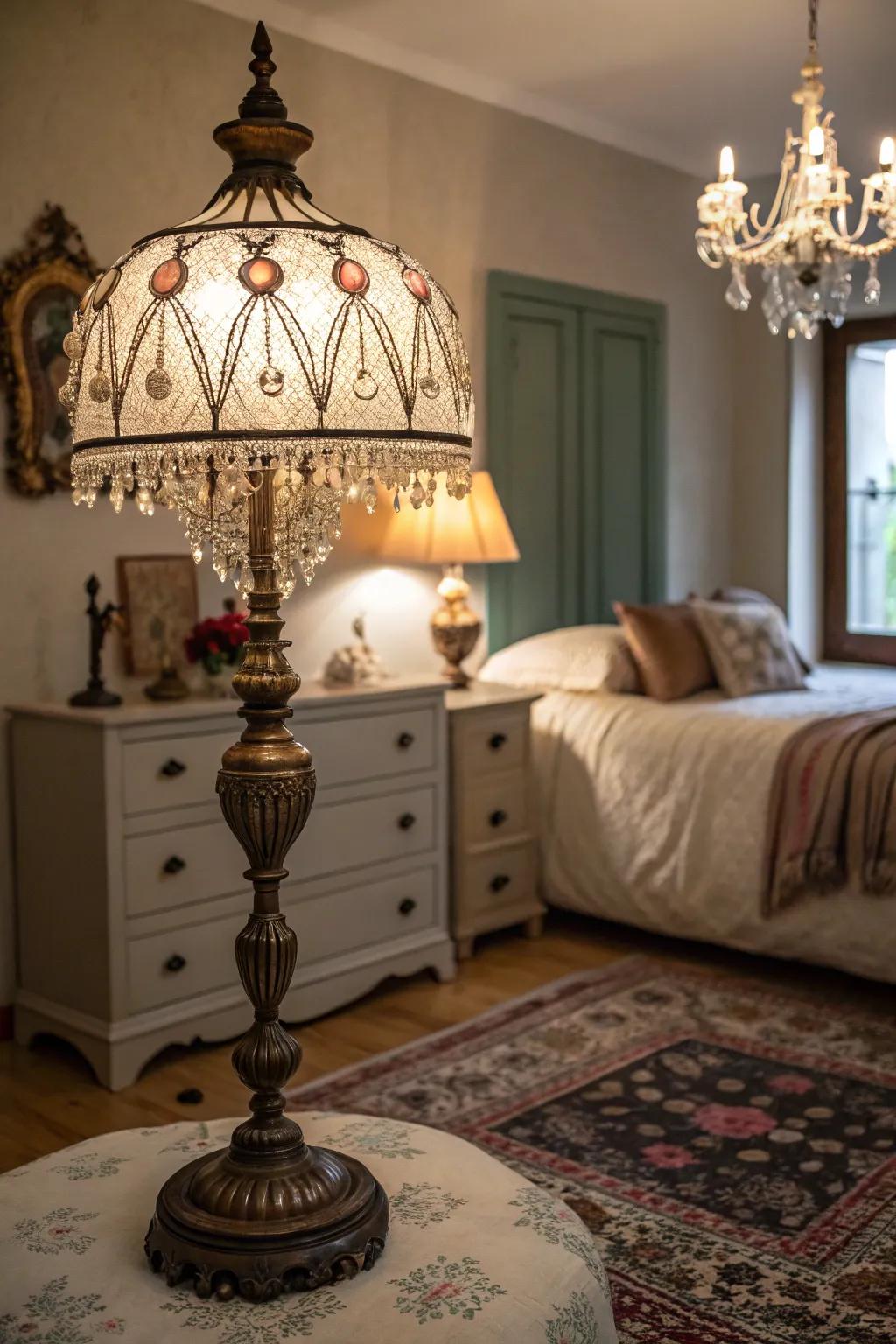 Bold lighting blends function and style.