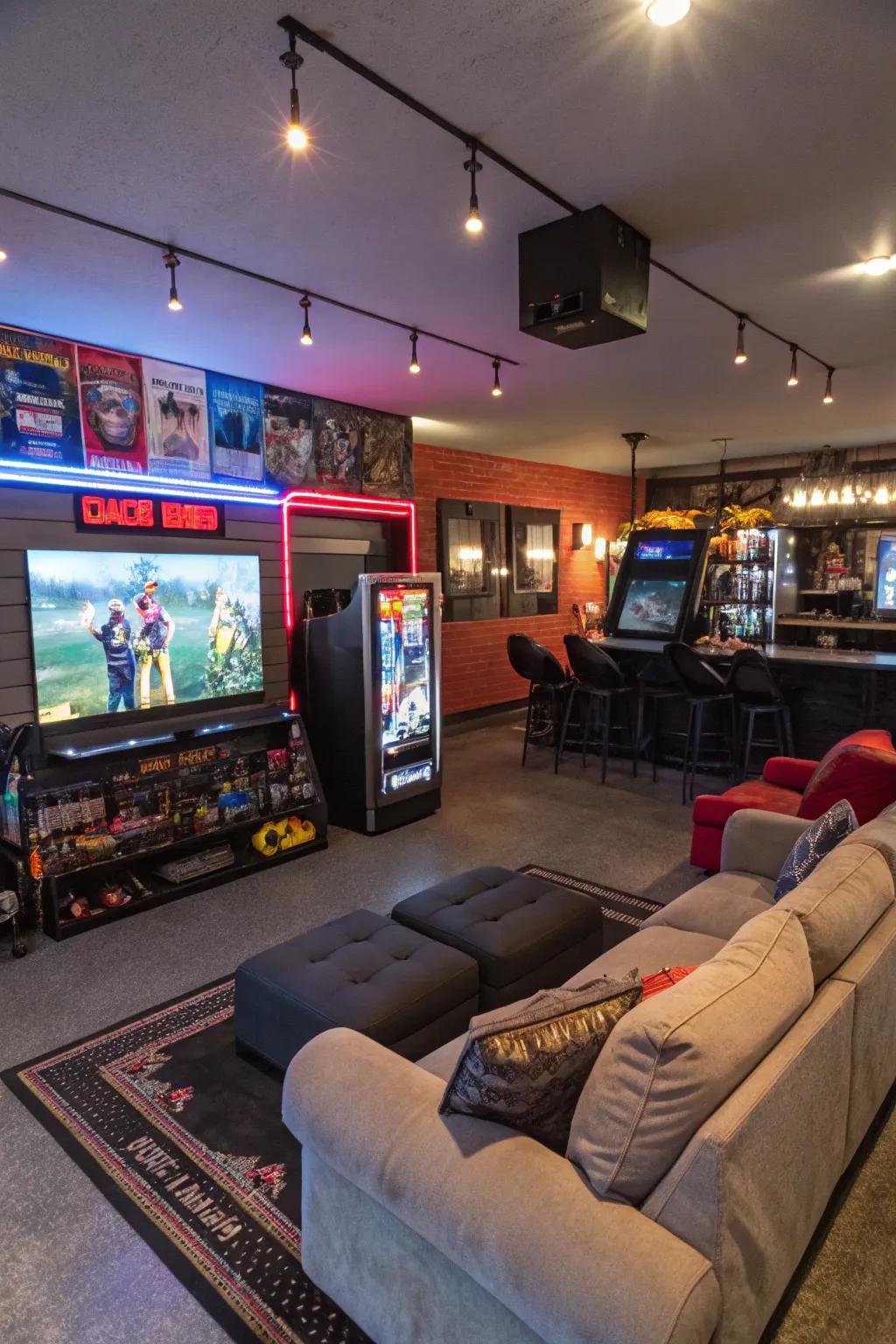 Transform unused spaces into energetic game rooms, promising unlimited fun.