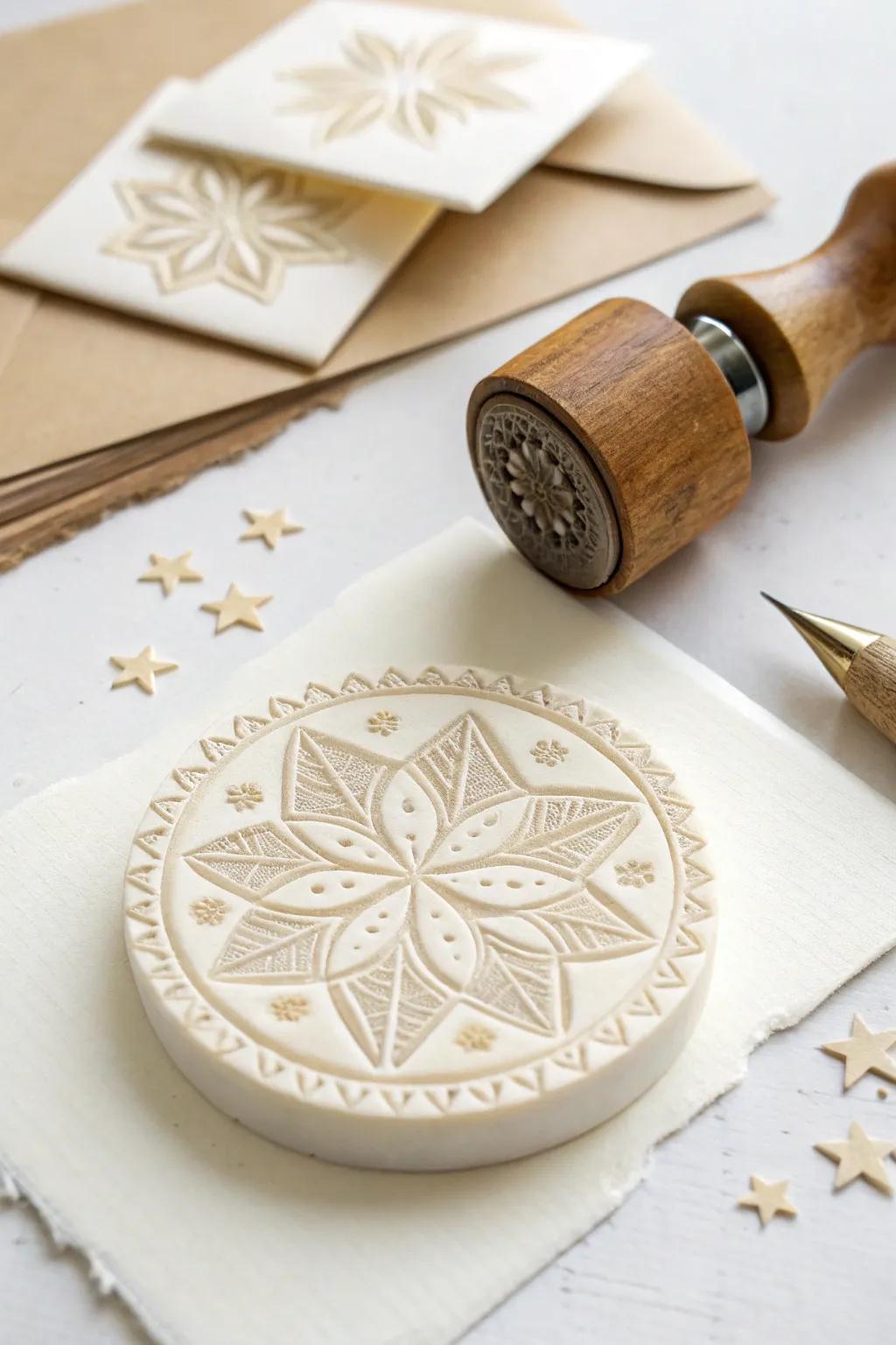 Magnify your notepaper through self-made stellar-patterned impressions promising a tailored nuance.