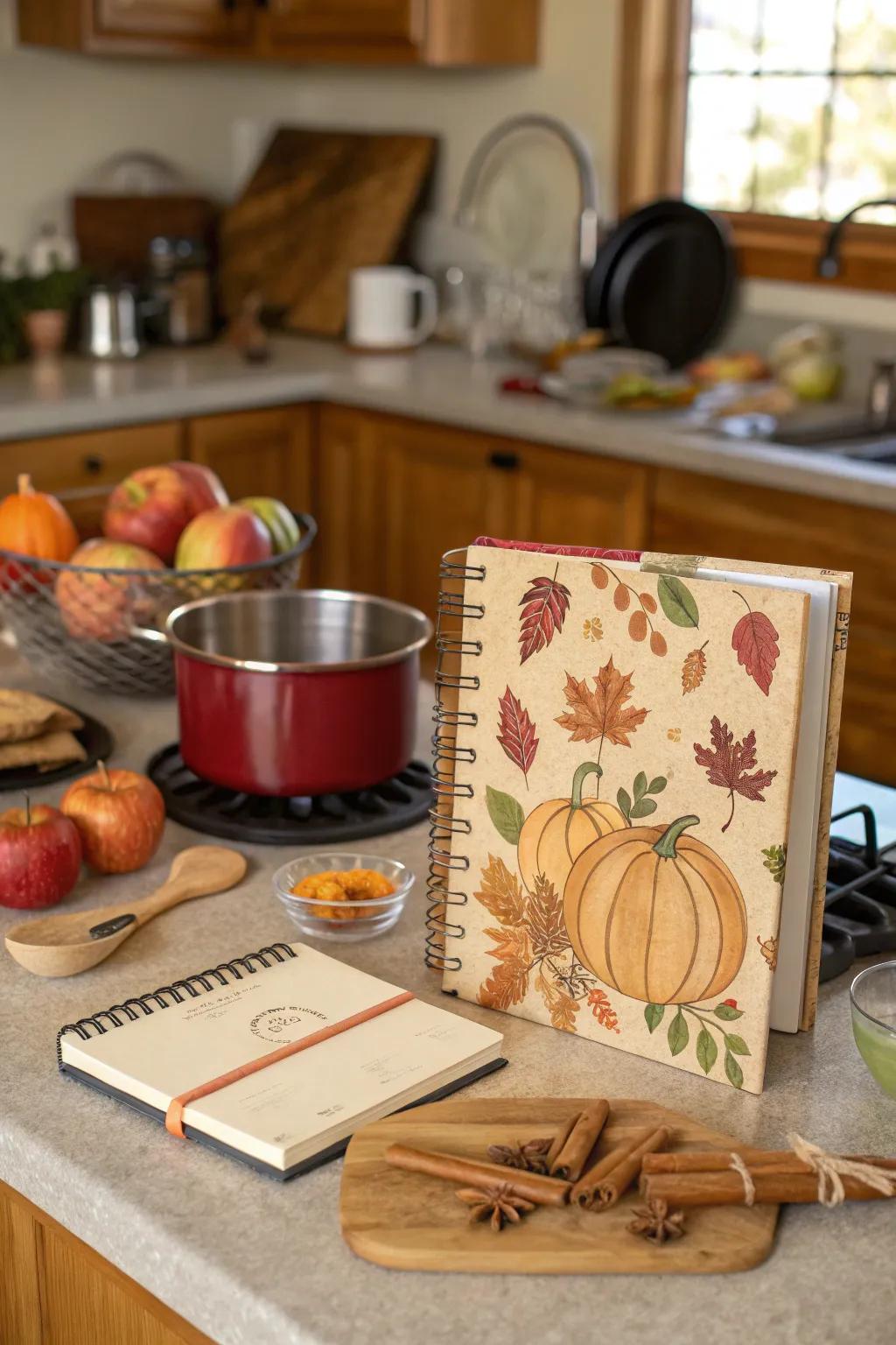 A custom recipes book to inspire your autumn cooking.