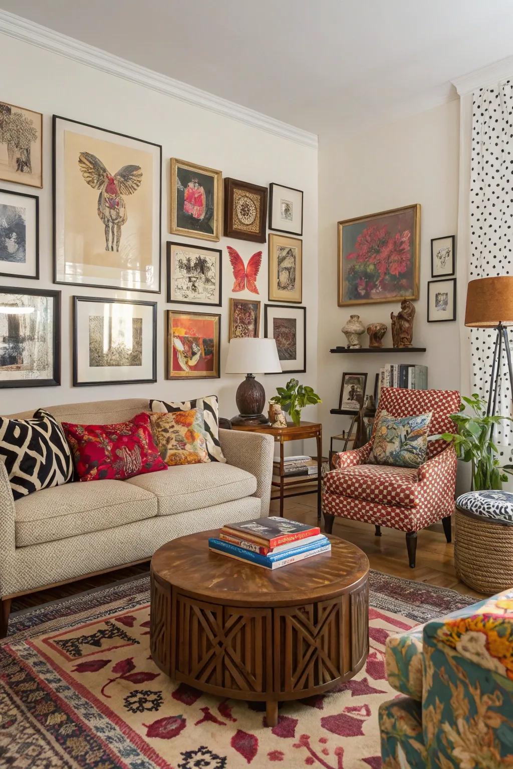 Eclectic details add charm and individuality.