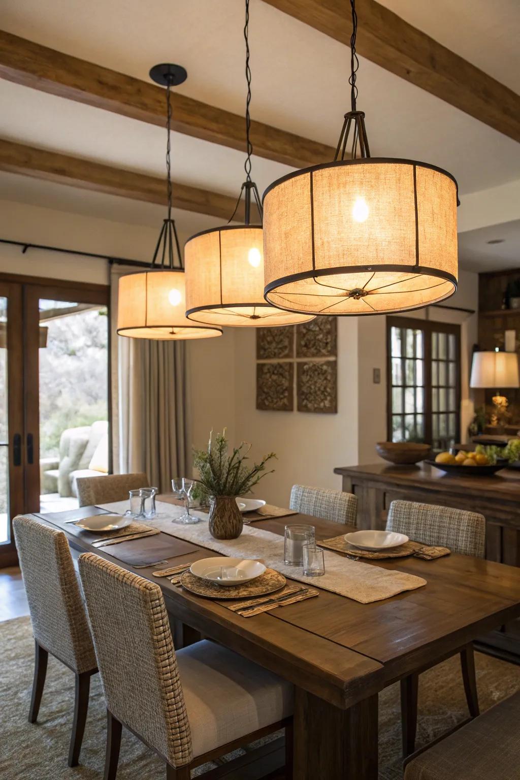Muted color selections ensure versatility and harmony in your lighting choices.