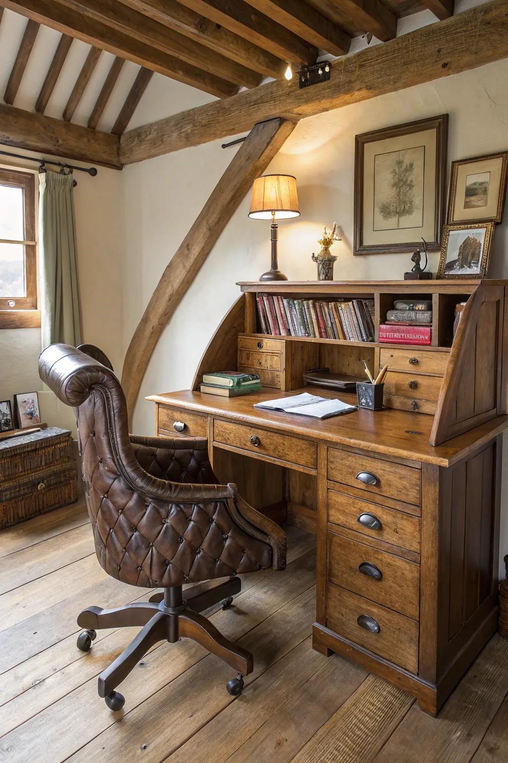 Nostalgic elements create a timeless appeal.