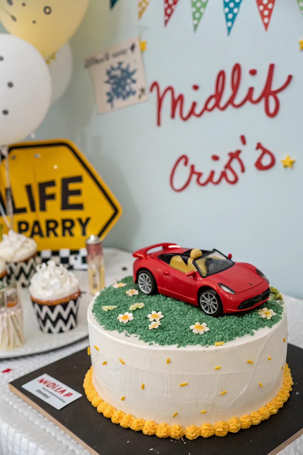 Celebrate life's journeys with this life shift cake!