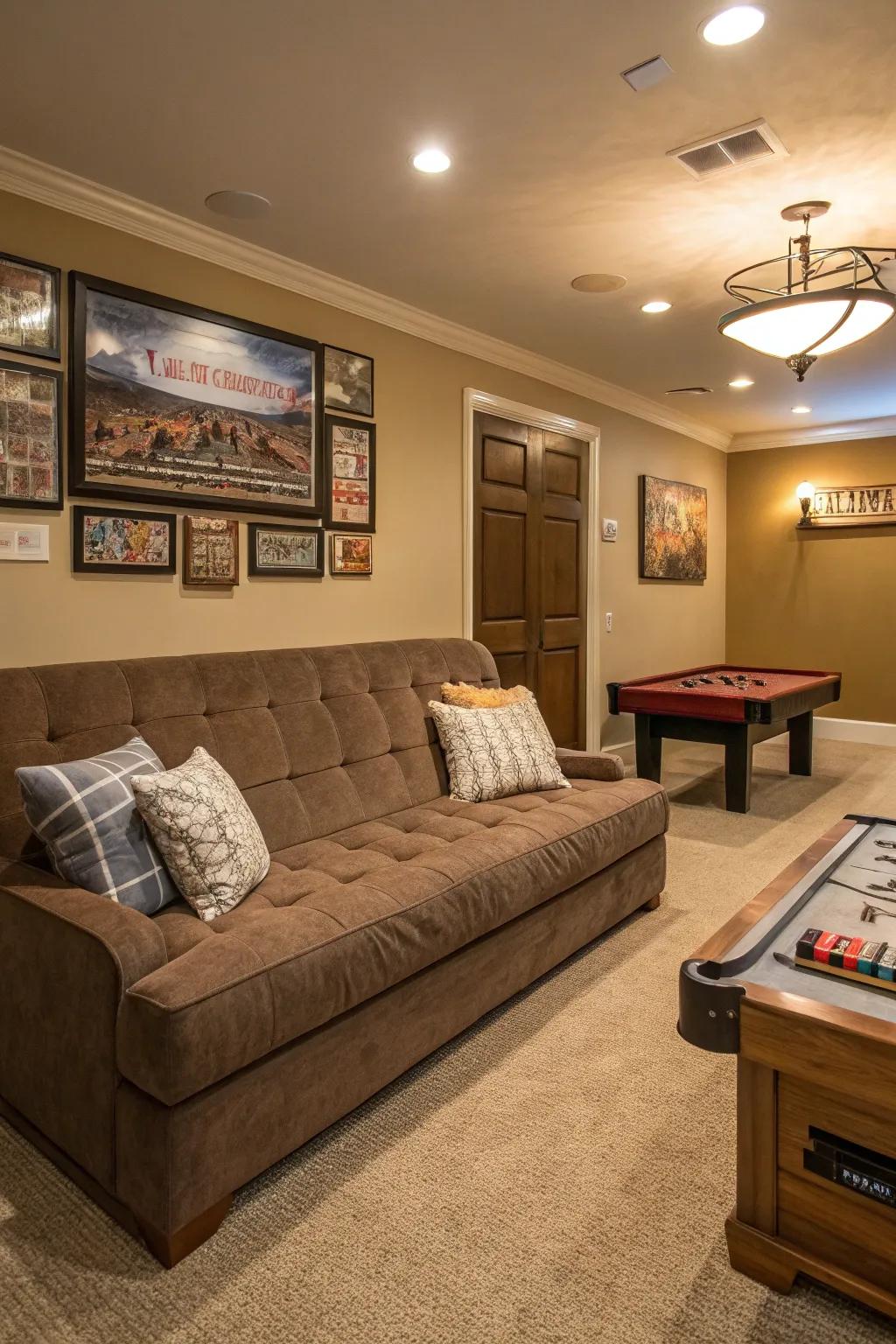 Sleeper couches offer versatility for both lounging and sleeping.