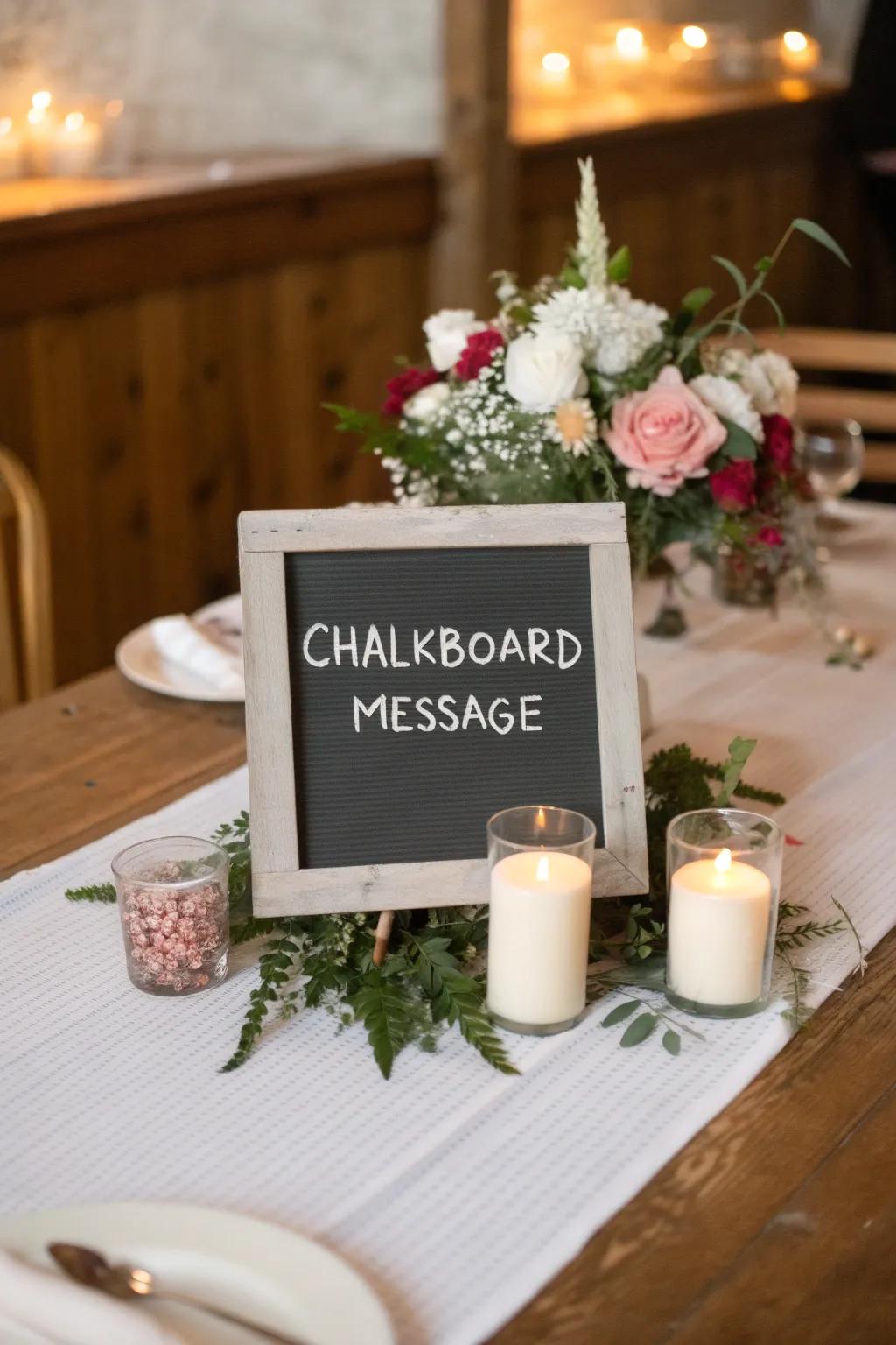 Slate notes adding a personal, heartfelt touch.