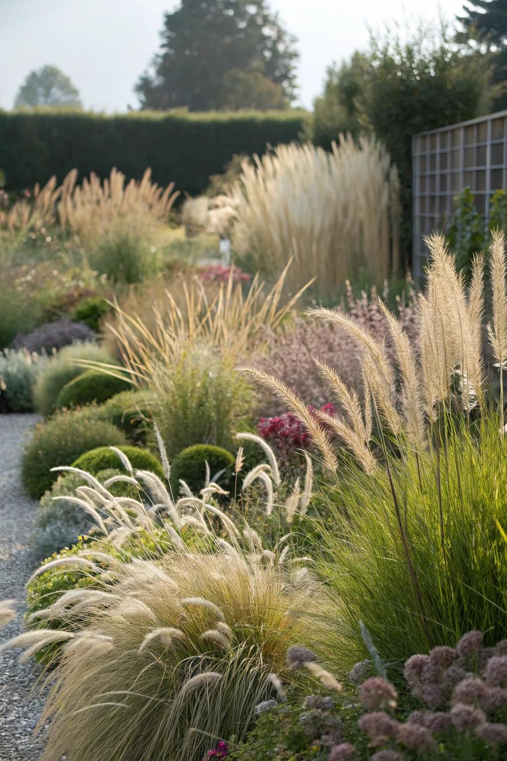 Ornamental herbs provide texture and refinement to the garden.