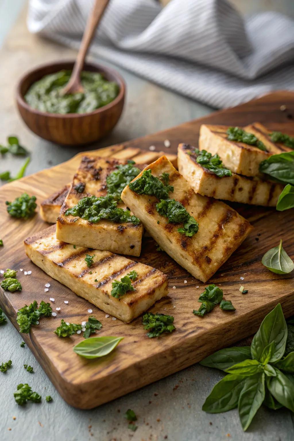 Grilled tofu is a tasty plant-based alternative for grilling devotees.