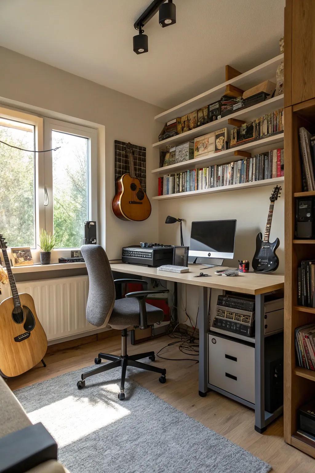 Maximize space with multi-functional design.