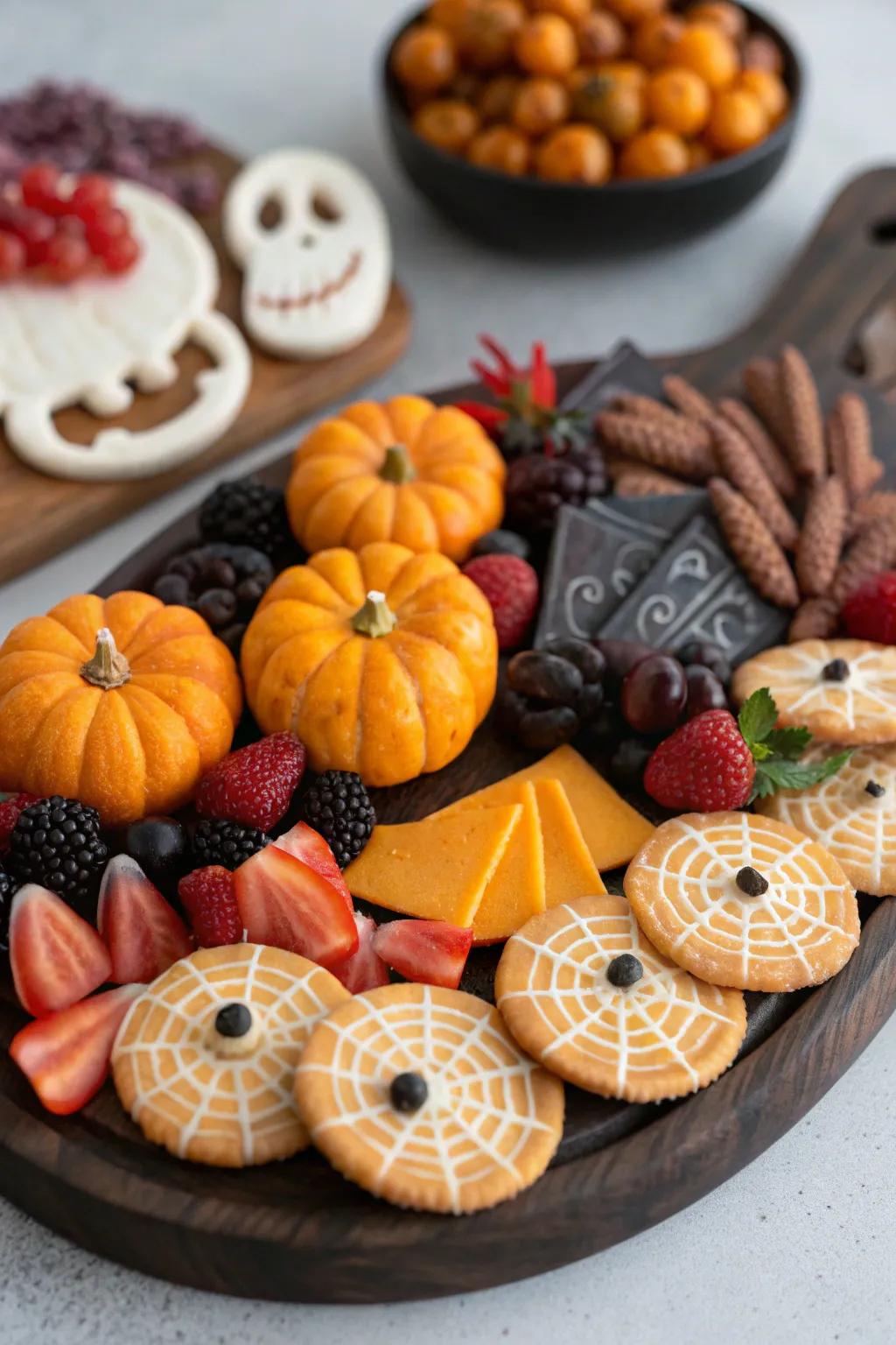 Delight your friends using a chilling snack board.