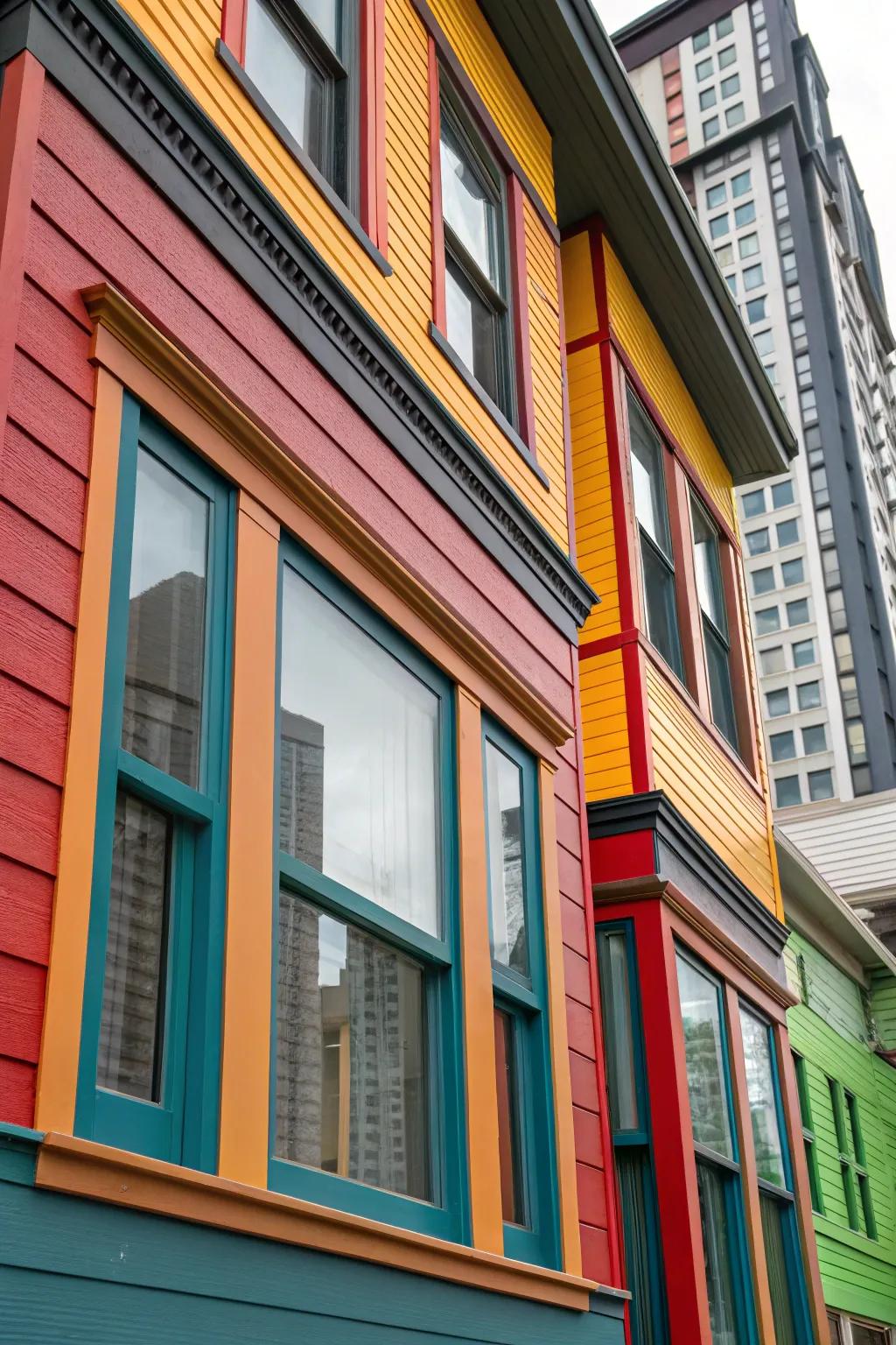 Modernist trims add artistic flair with bold designs.