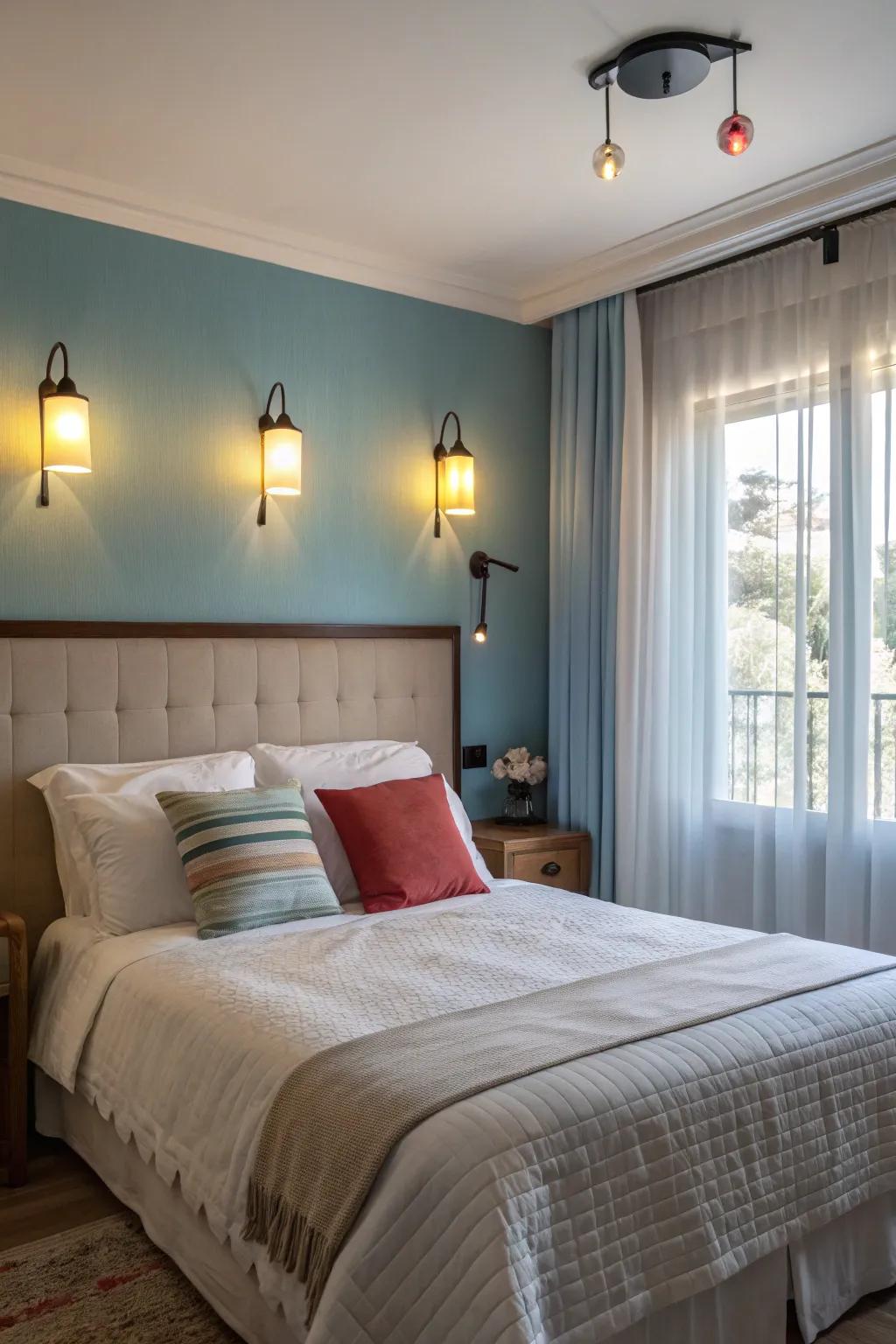 Lights that change color will enable you to set the perfect mood.