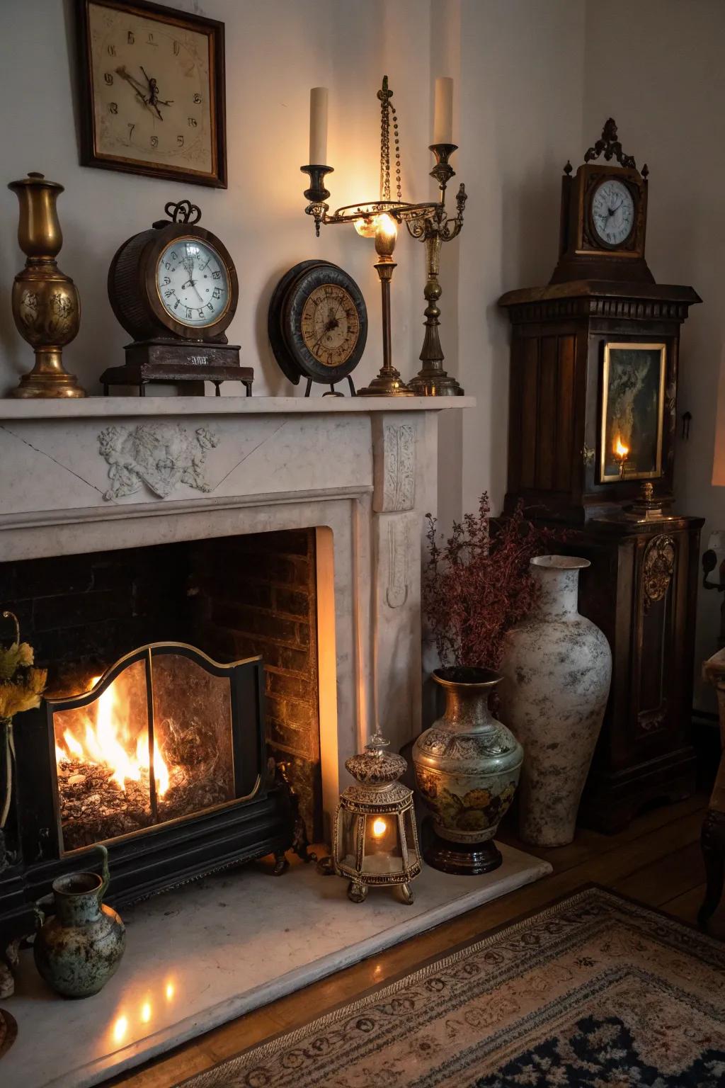 Vintage discoveries incorporate character and allure to your fireside.