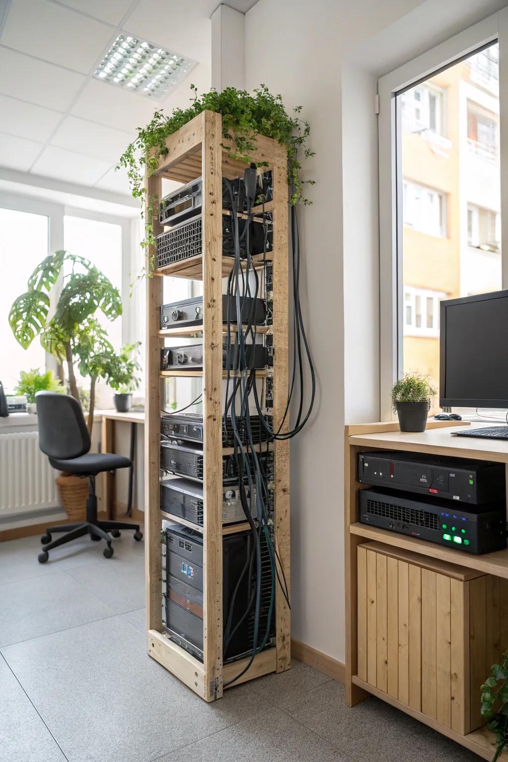 Go green with an eco-friendly network setup.