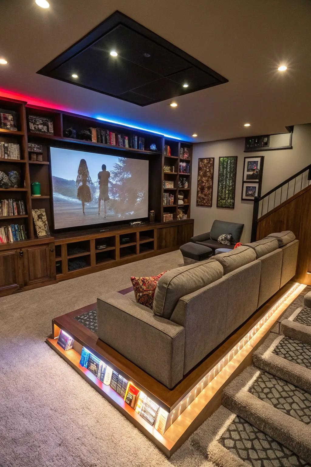 Custom risers deliver personalization to your cinema.