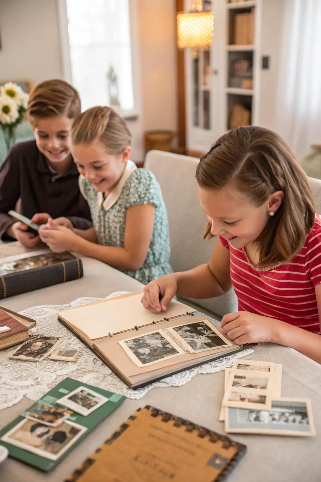 A family photo journal is a creative keepsake to capture and treasure memories.