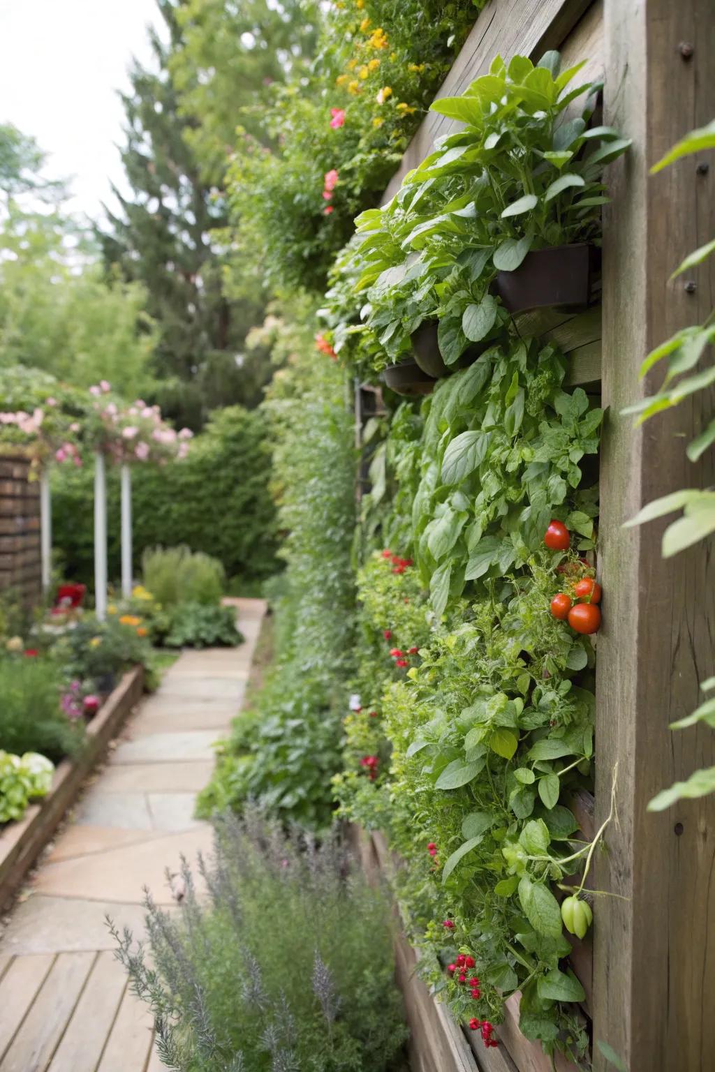Living walls transform vertical expanses into lush gardens.