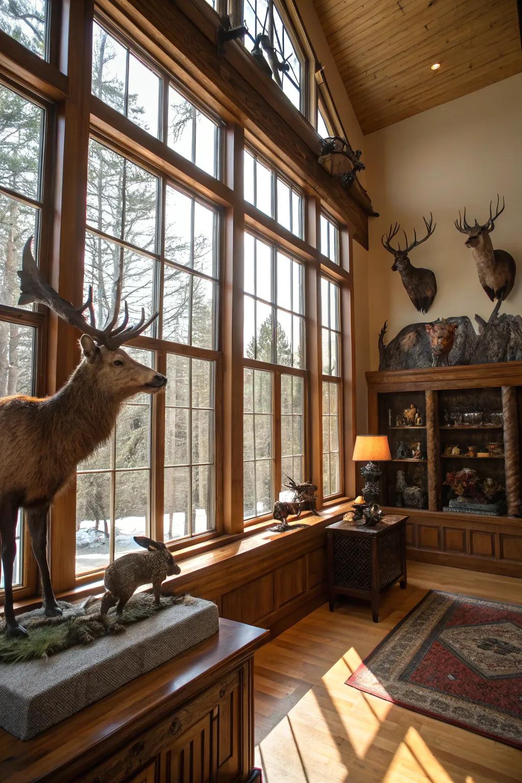 Sunlight brings out the best features of your room's design.