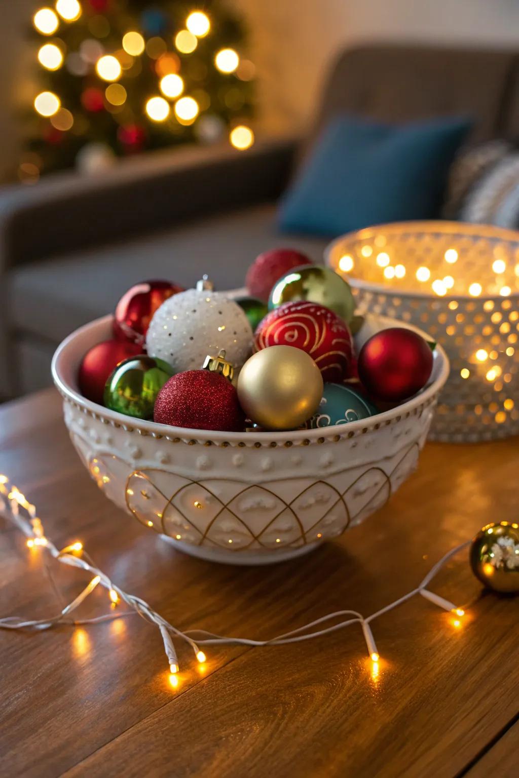 A simple yet effective method to infuse holiday cheer into any table.