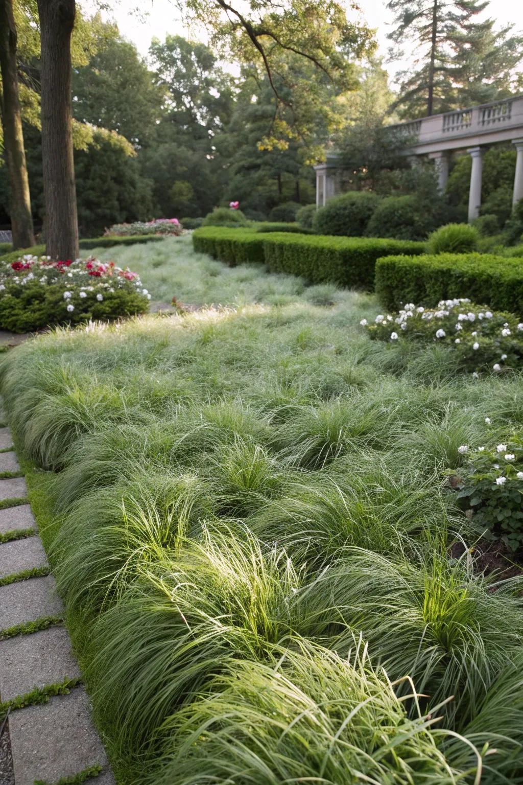 Woodland Carpet creating a lush ground cover.