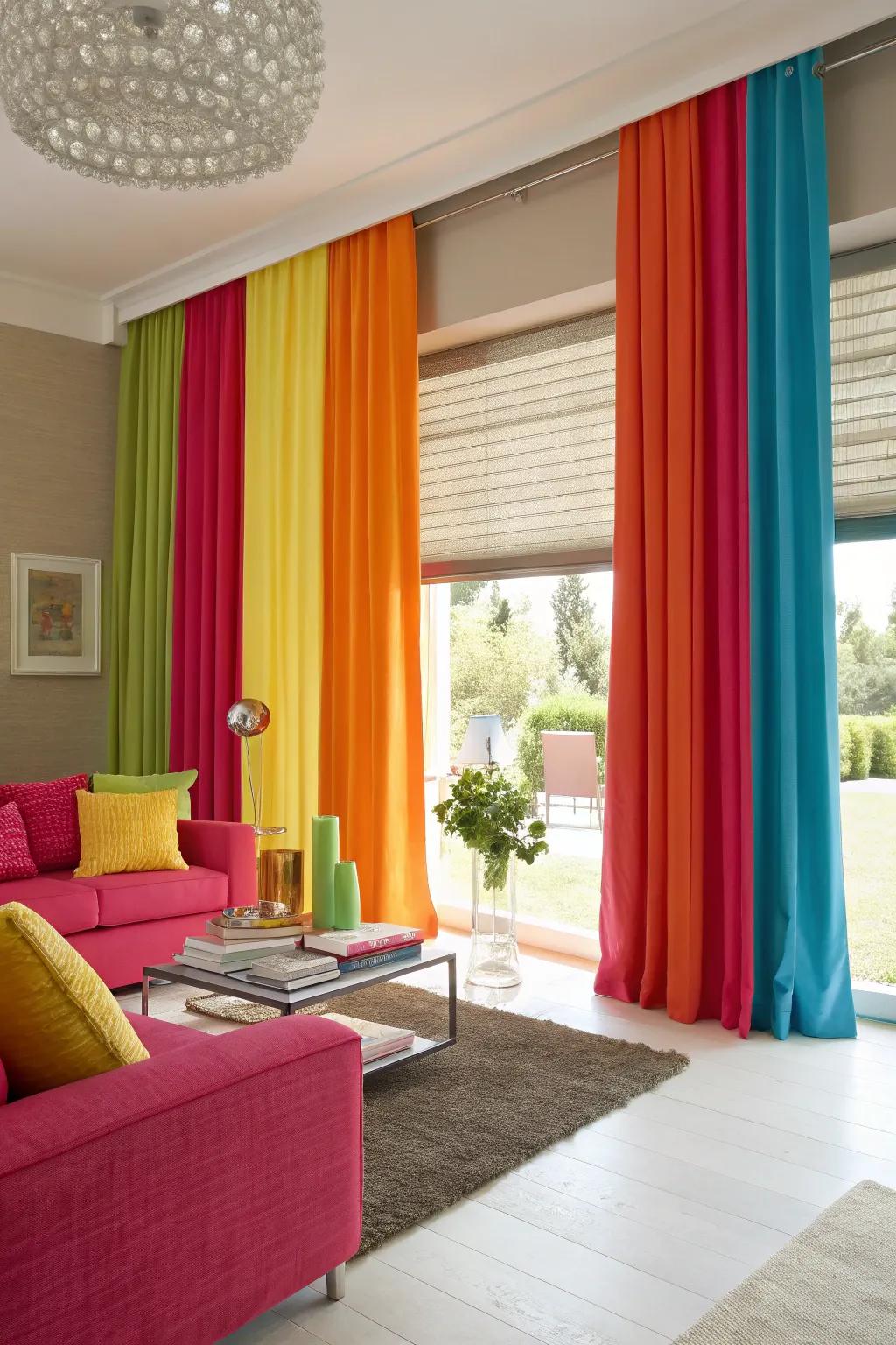 Color composition introduces an element of amusement to your setting.