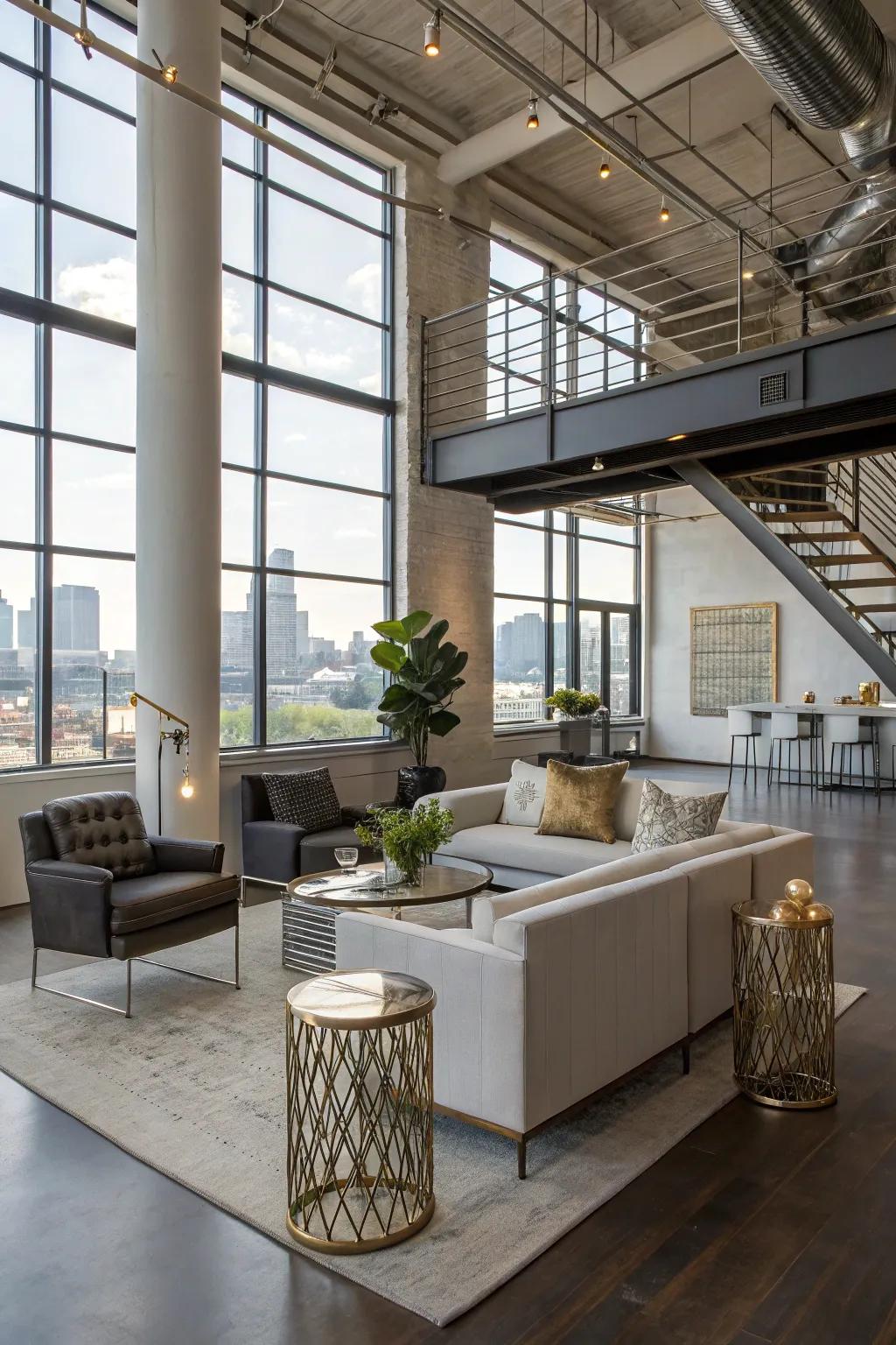 Contemporary decor brings a contemporary edge.