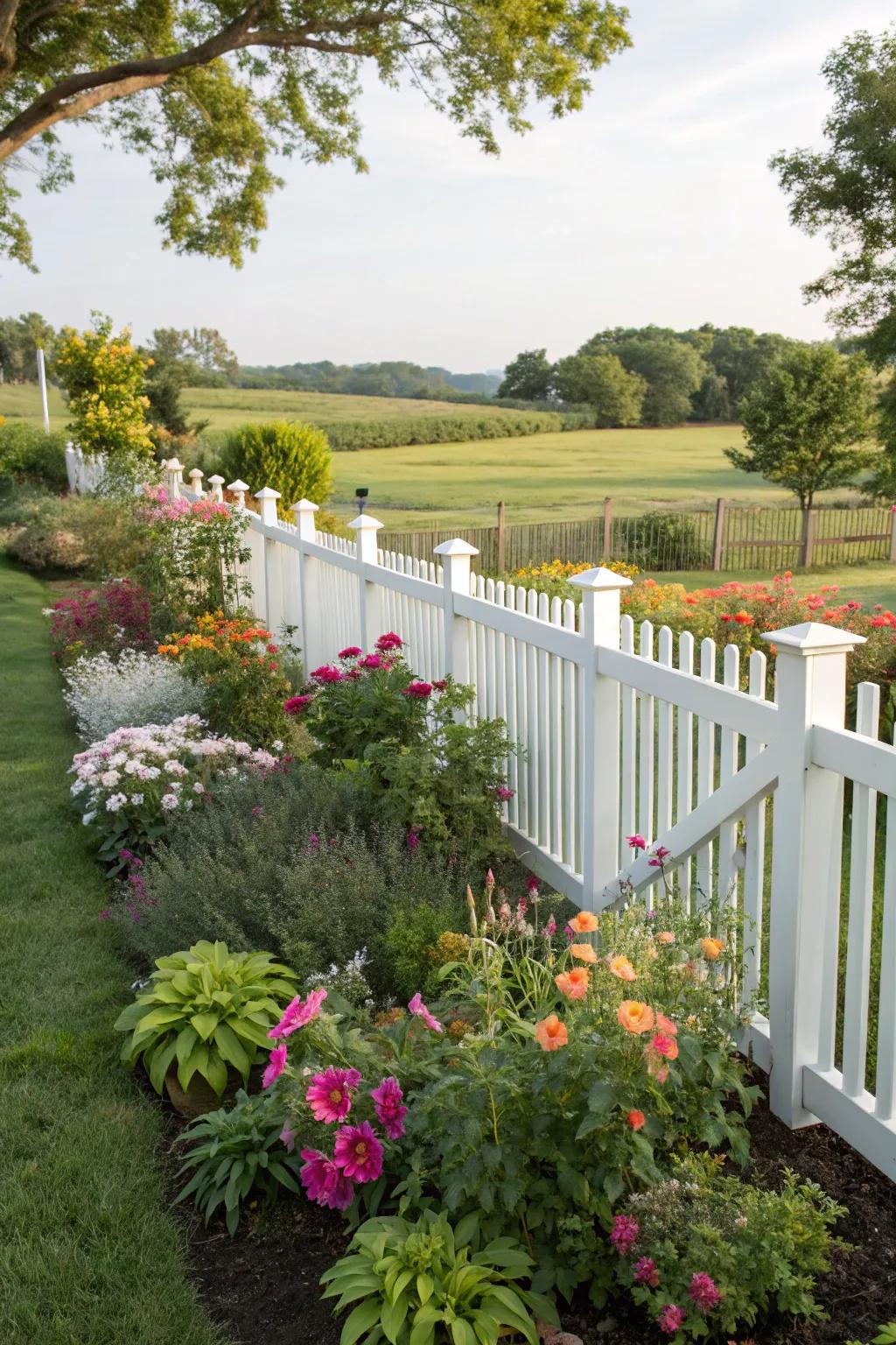 Choose low-maintenance design excellence through the implementation of a polyvinyl chloride fence framework.