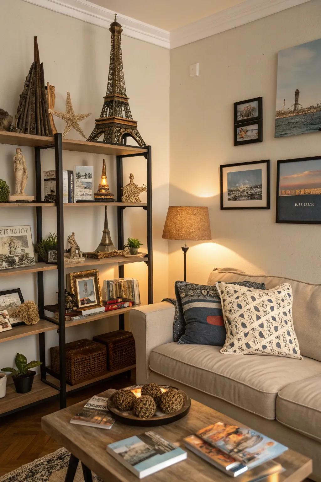 Personal details render the room uniquely yours.