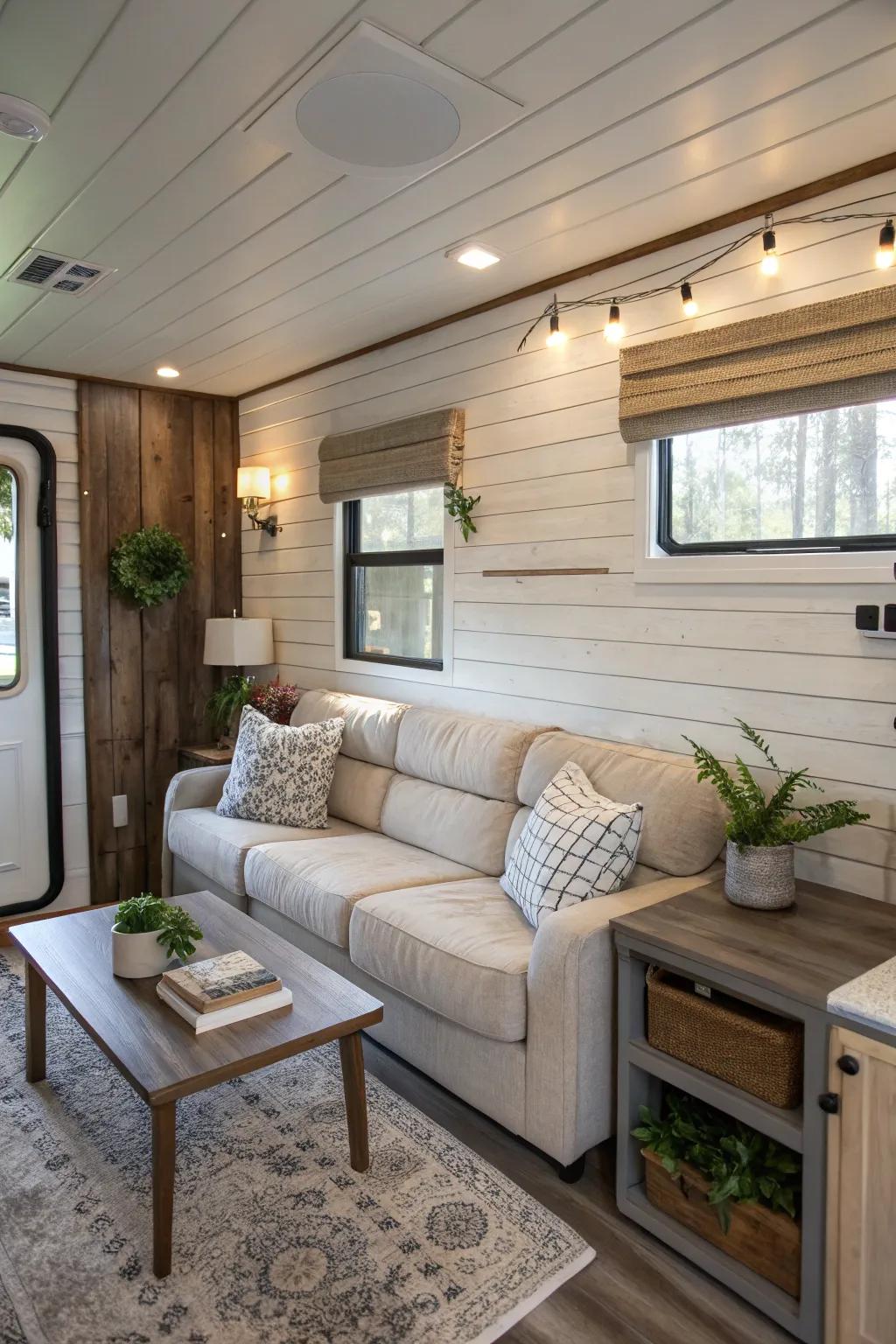 Any space can gain character and visual appeal from an accent wall.