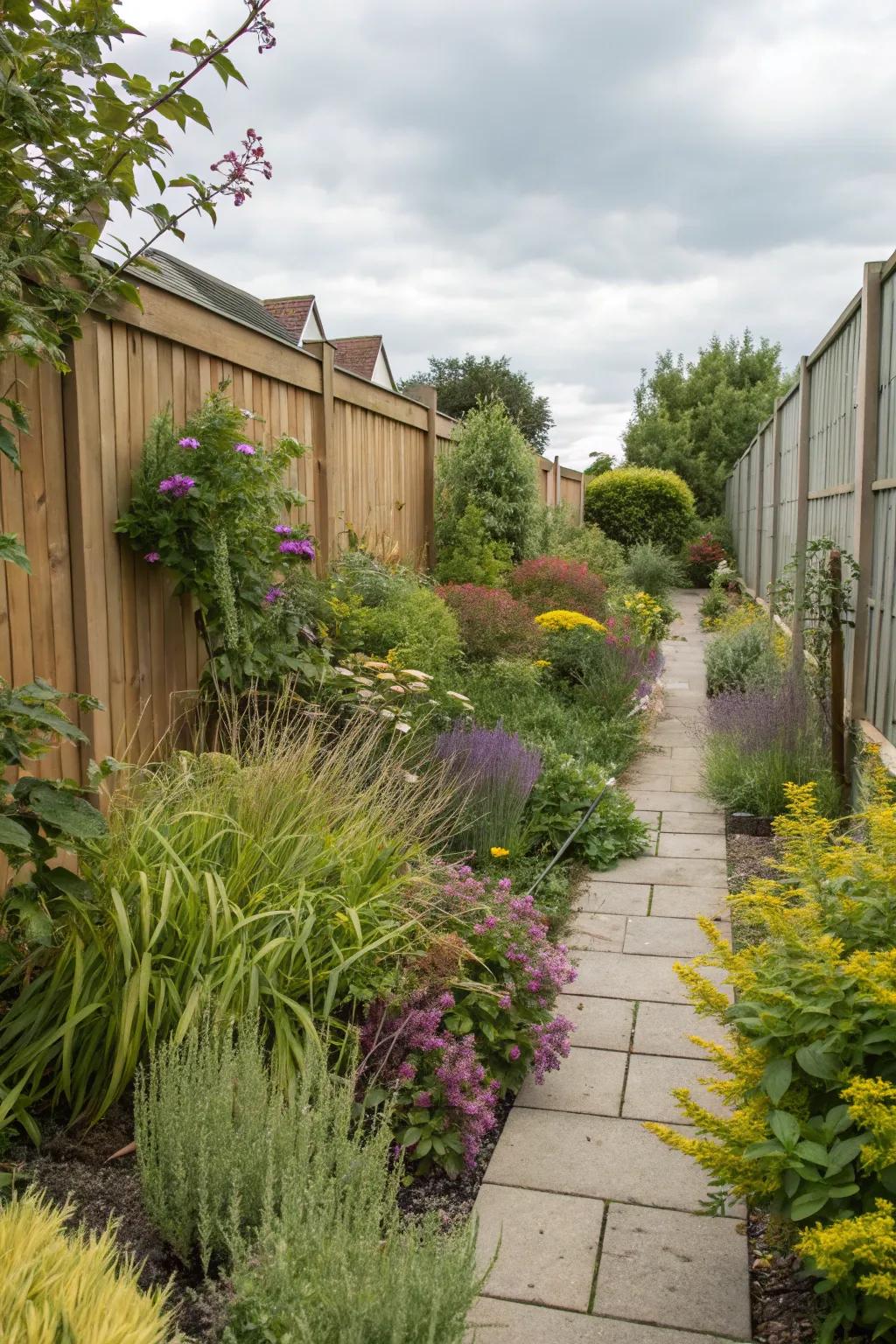 Layering plants makes your landscaping look deep and full.