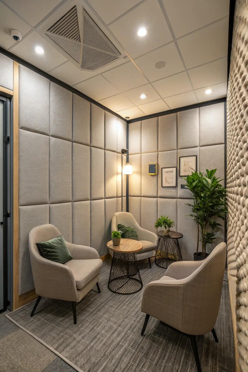 Discover peace and focus in dedicated quiet zones.