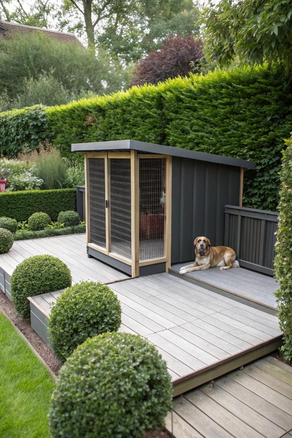 Combined platforming provides a sleek and modern design.