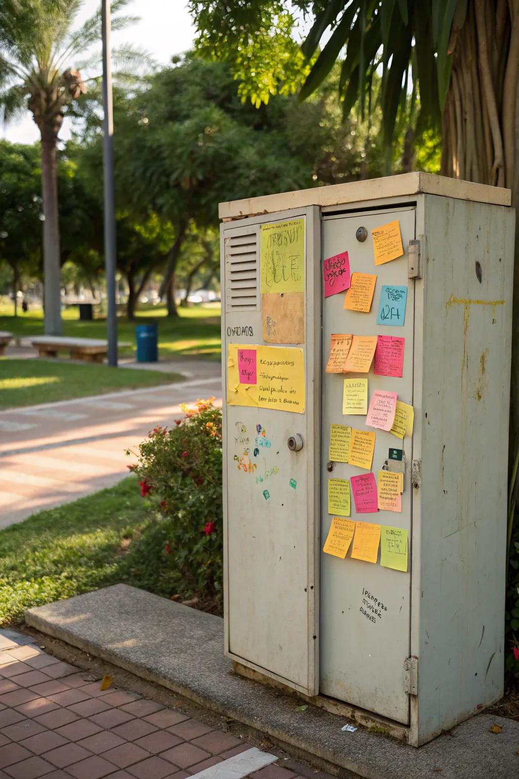 Sustain orderliness through a convenient miniature memo board.