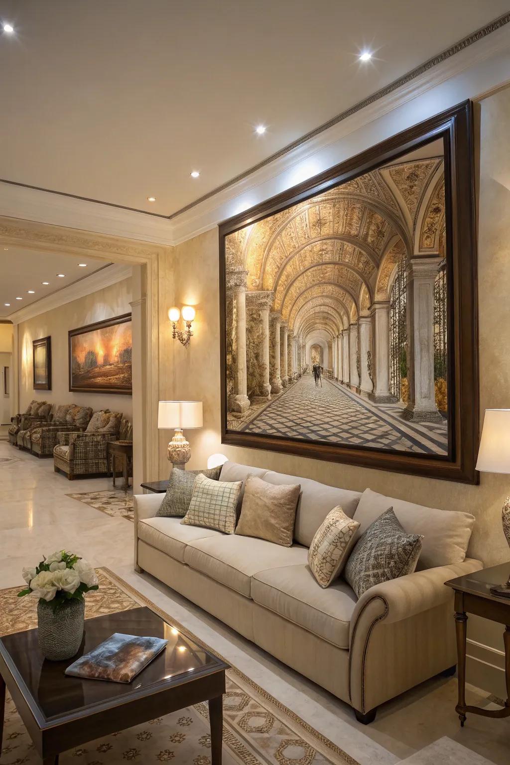 Art that reaches out and grabs you.