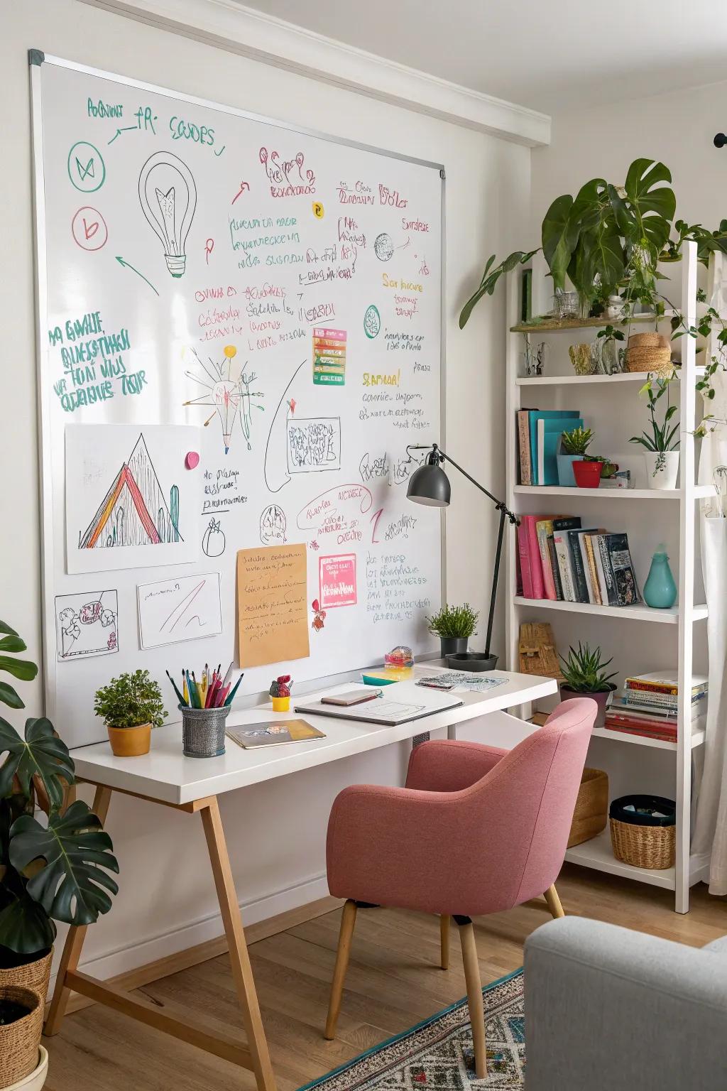 Permit your creativity to stream via a designated sketching space.