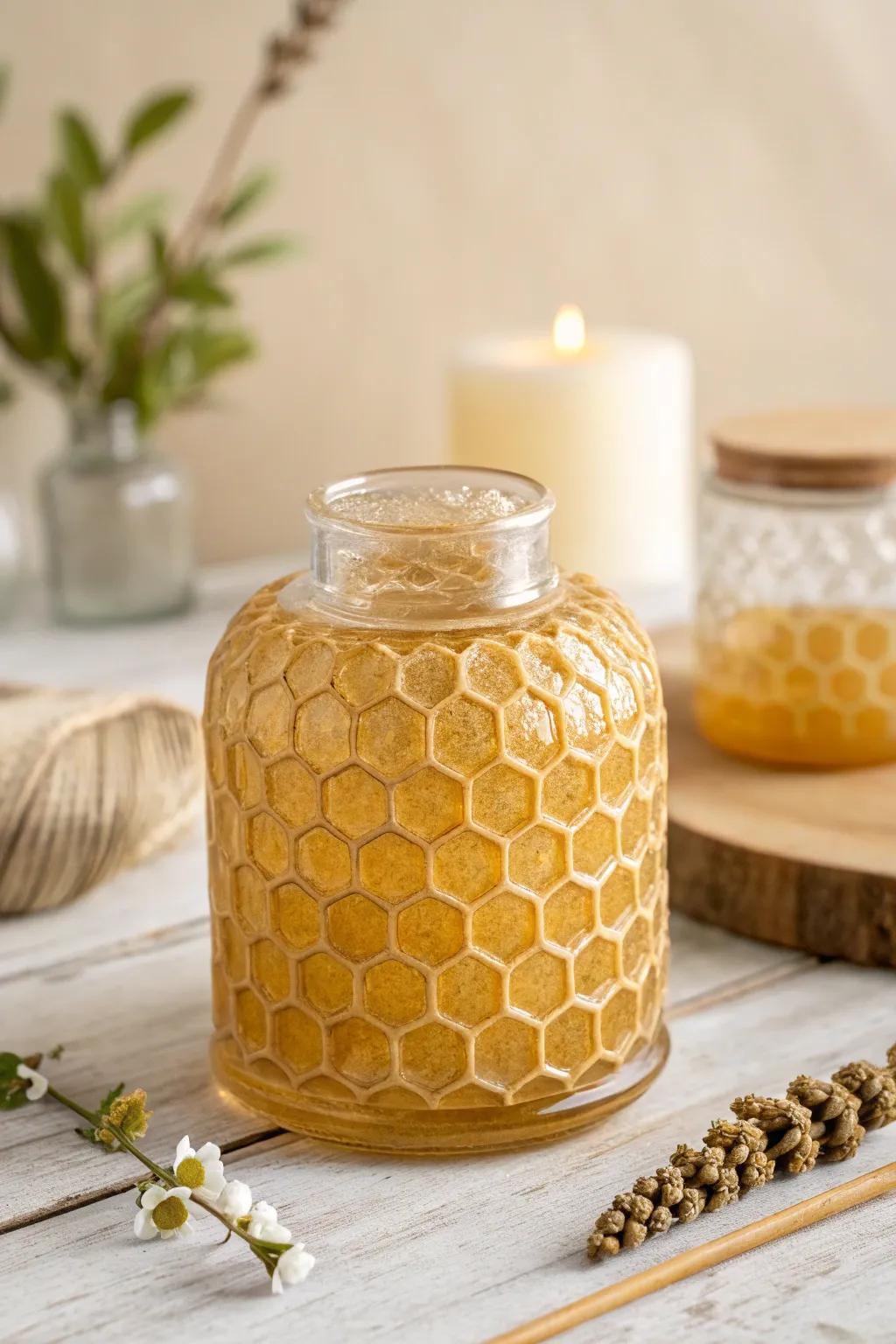 Sweeten your sanctuary with a touch of honeycomb refinement.