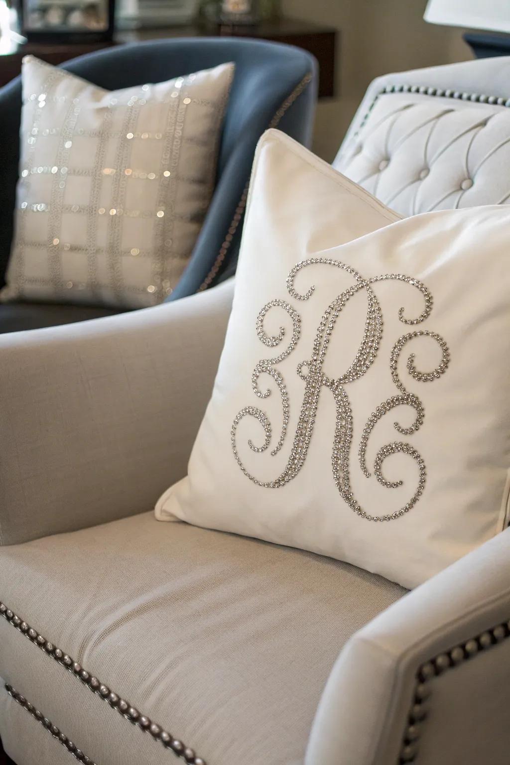 Inverse gem designs give a refined elegance.