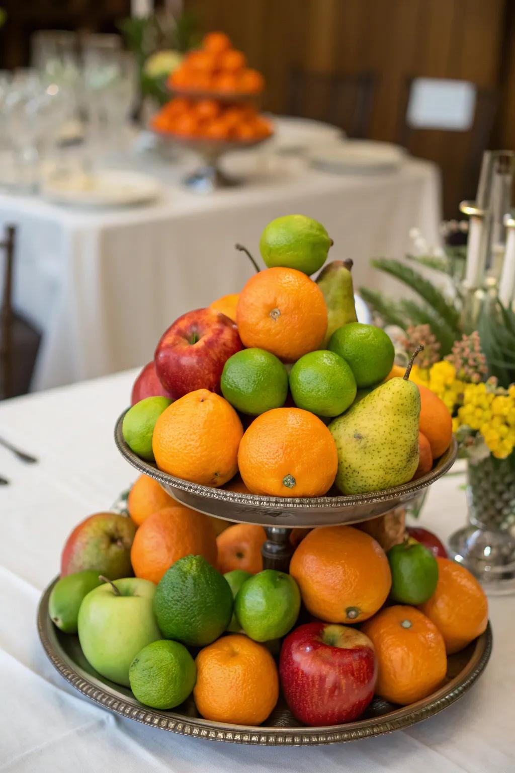 Harvest arrangements celebrate the bounty of the season.
