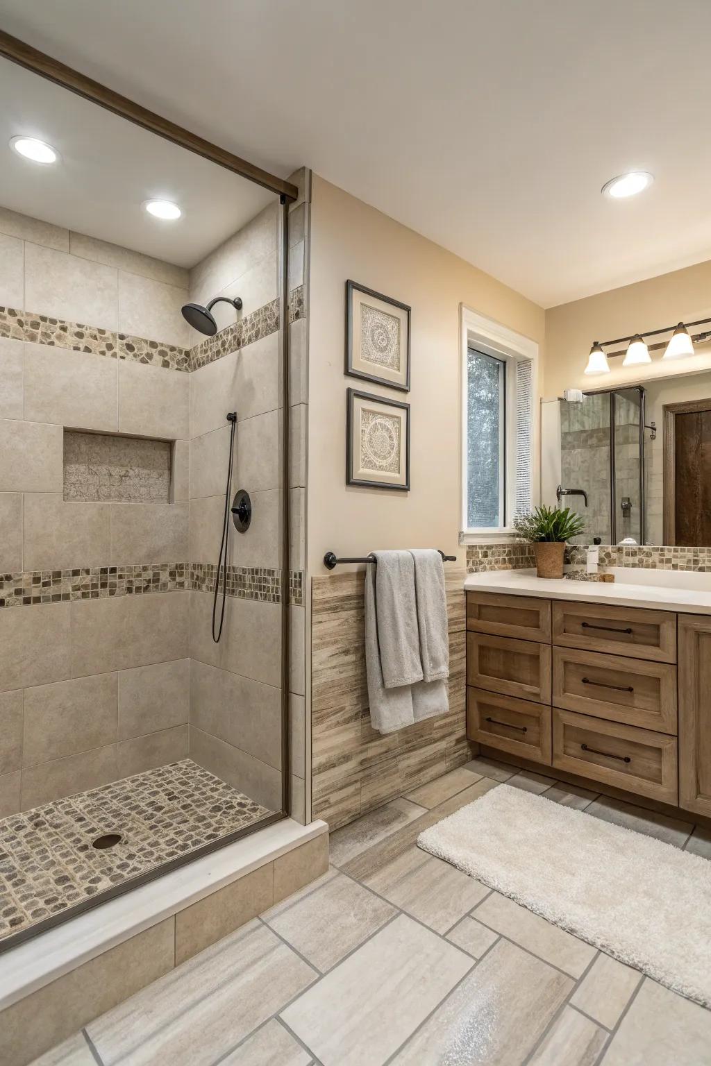 Subdued colors offer timeless elegance and adaptability.